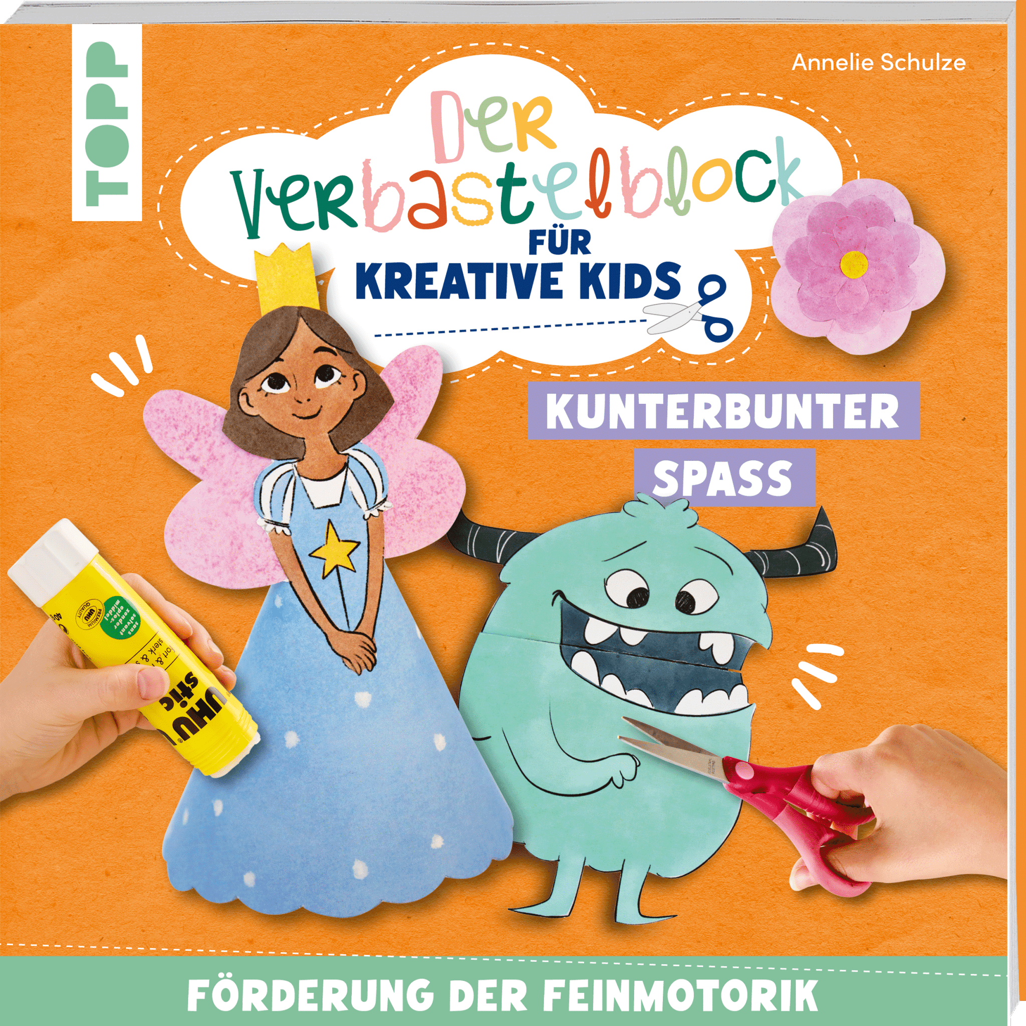 Verbastelblock für kreative Kids - kunterbunter Spaß TOPP Verlag - malmichbunt.de