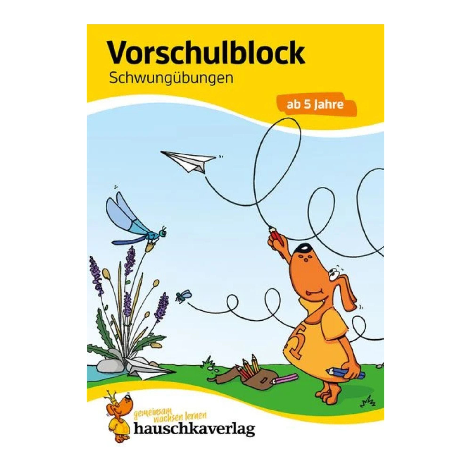 Vorschulblock – Schwungübungen ab 5 Jahre - Nr. 626 Hauschka Verlag - malmichbunt.de