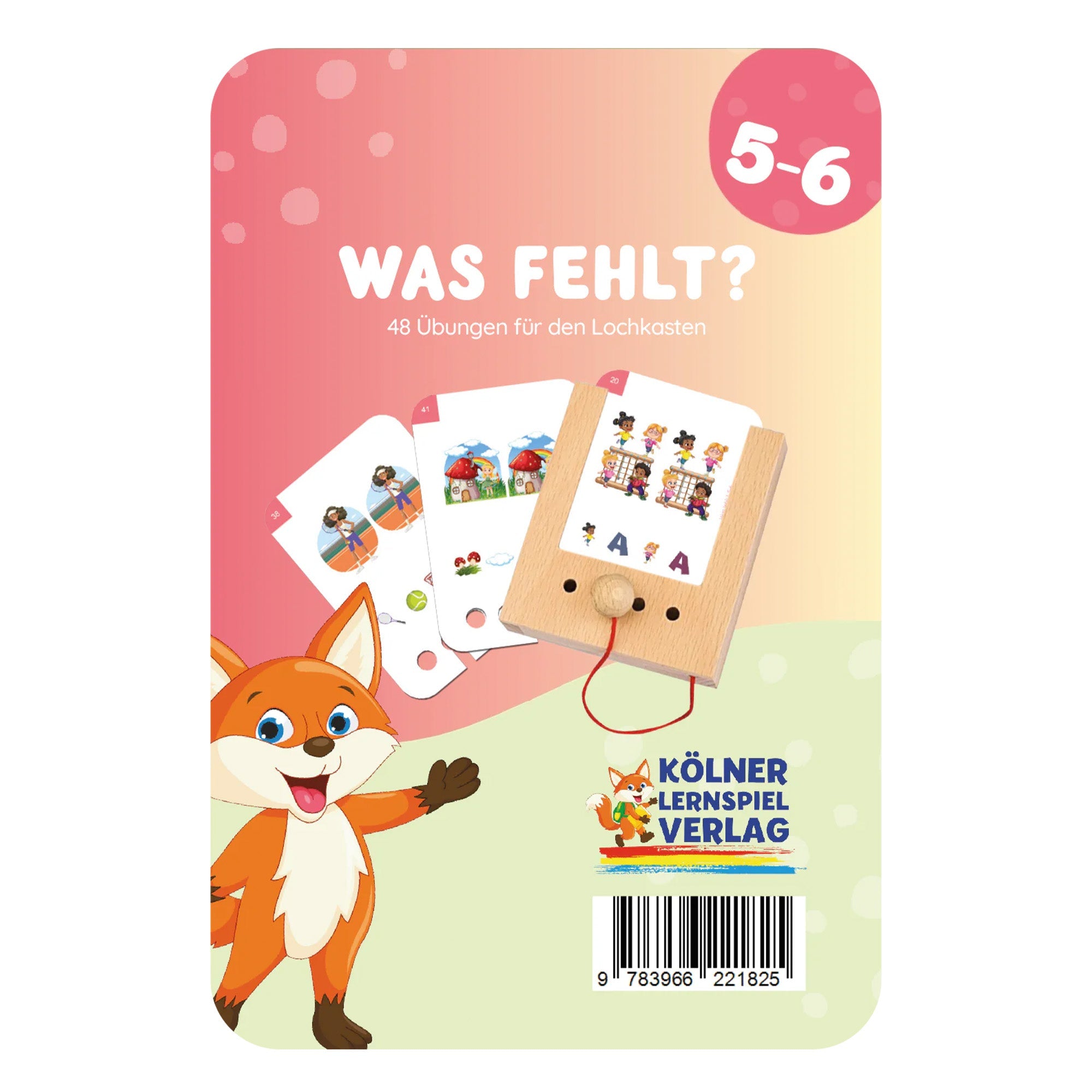 Was fehlt? Unterschiede erkennen 5 - 6 Jahre - Übungen für den Lochkasten Lernspielverlag - malmichbunt.de