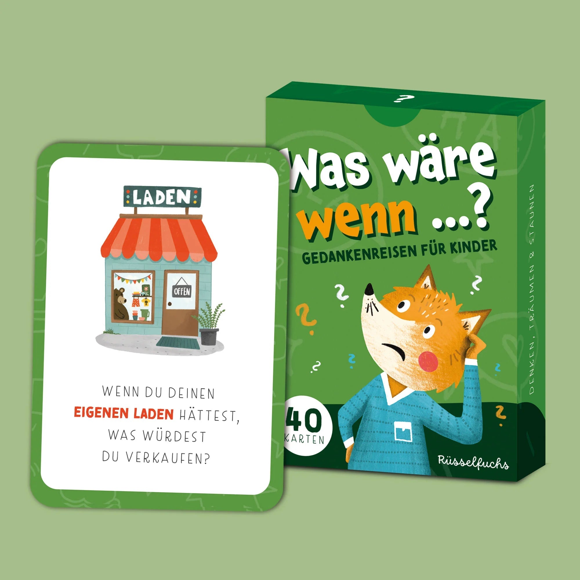 Was wäre wenn …? – Kartenspiel für Kinder Rüsselfuchs - malmichbunt.de
