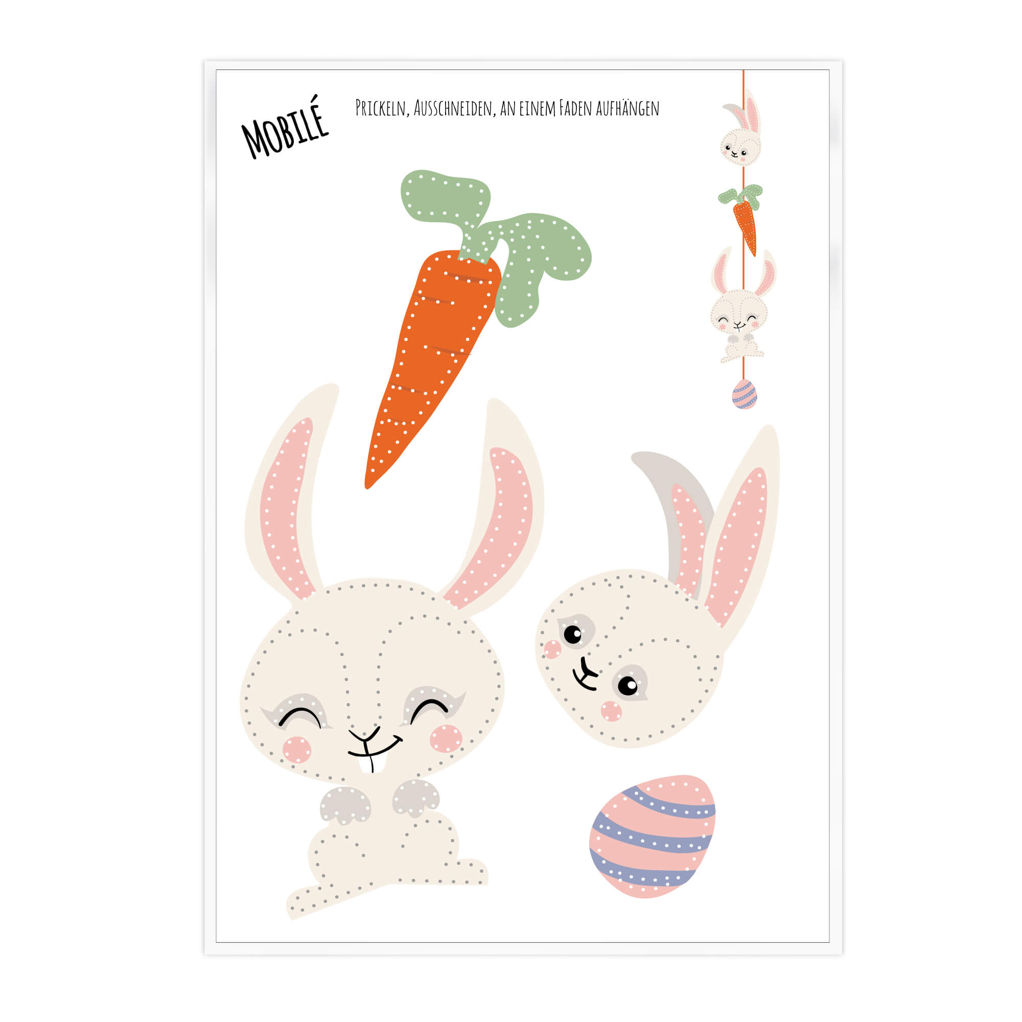 10 Prickelvorlagen Ostern Jeka - malmichbunt.de