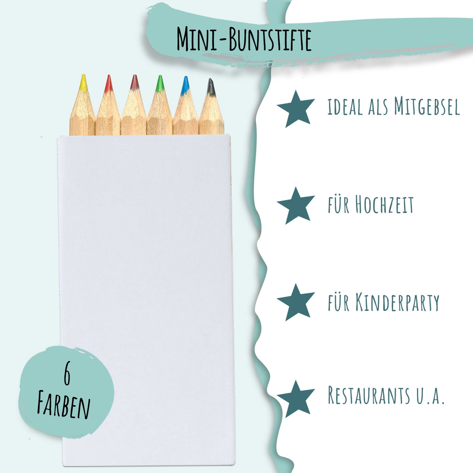 10er Set Buntstifte für Kinder Jeka - malmichbunt.de