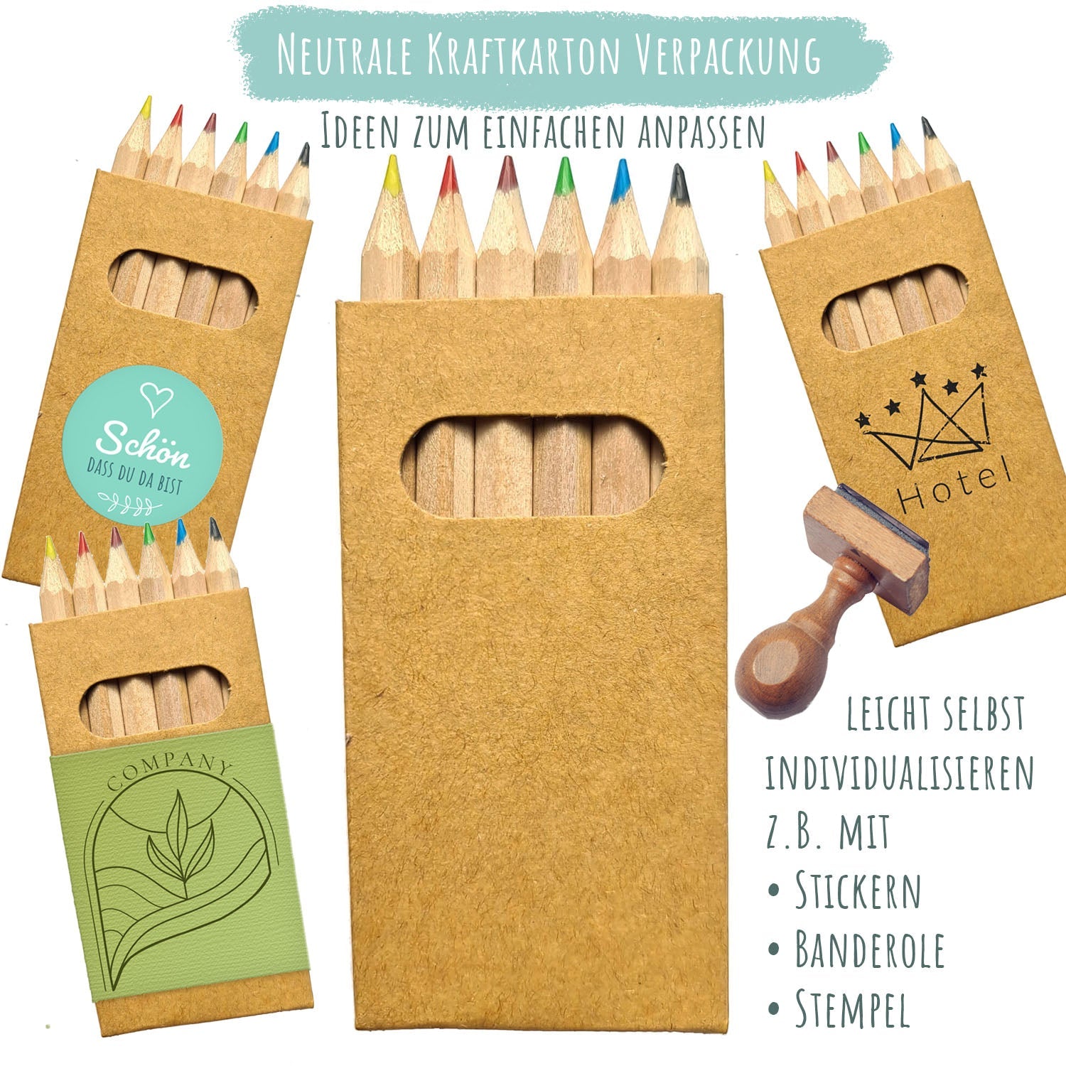 10er Set Buntstifte für Kinder Jeka - malmichbunt.de