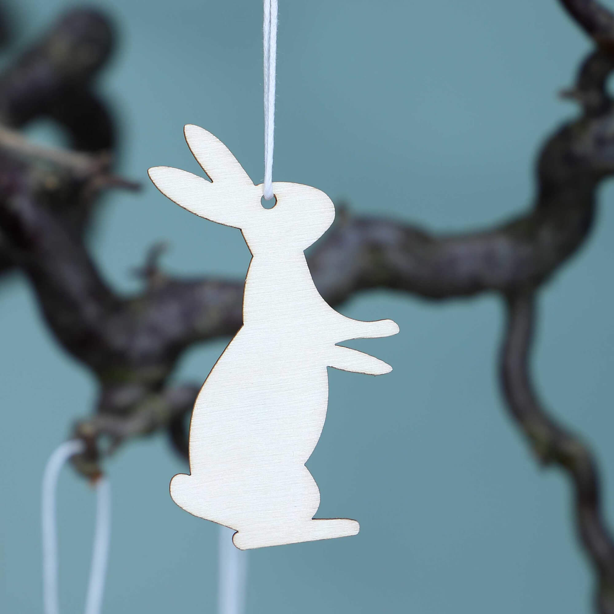 12 Osteranhänger aus Holz Papierdrachen - malmichbunt.de