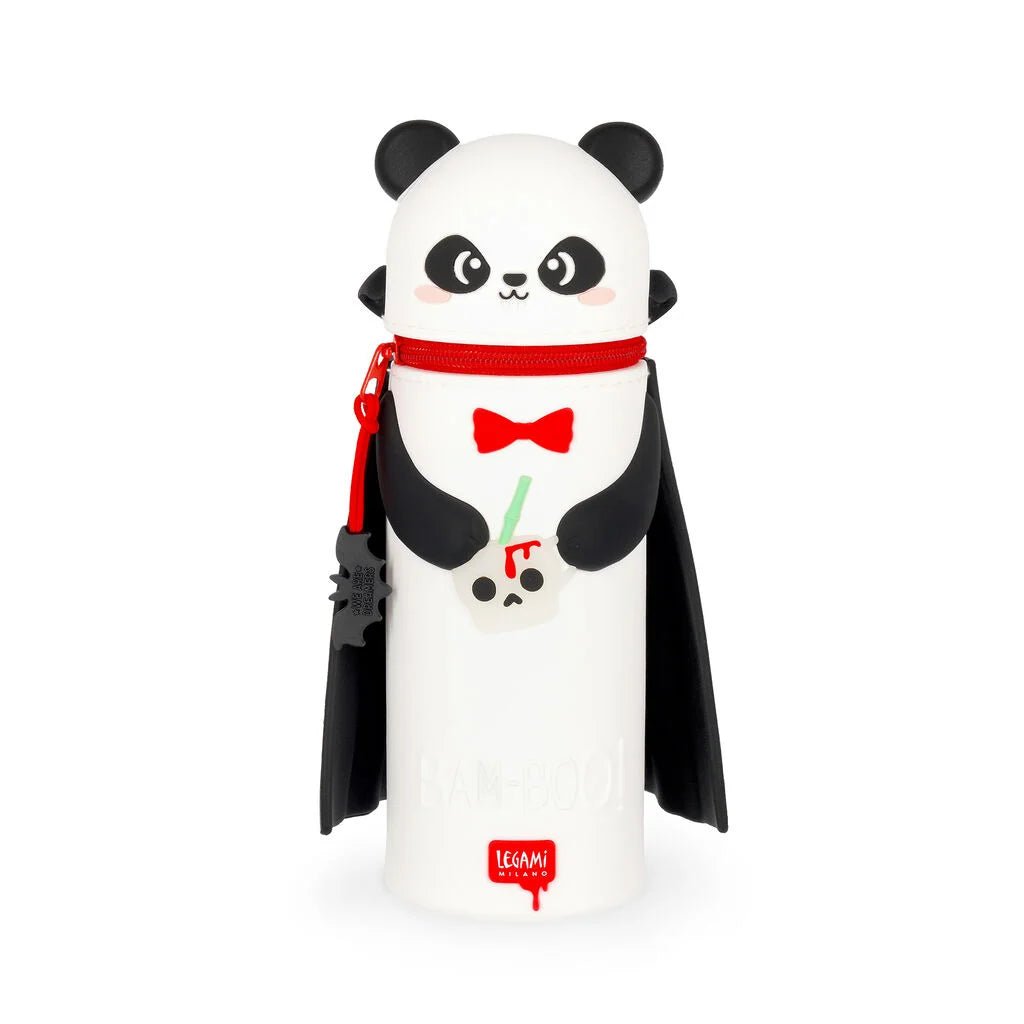 2-in-1-Federmäppchen aus Silikon Panda „Bam-Boo“ - Kawaii Legami - malmichbunt.de
