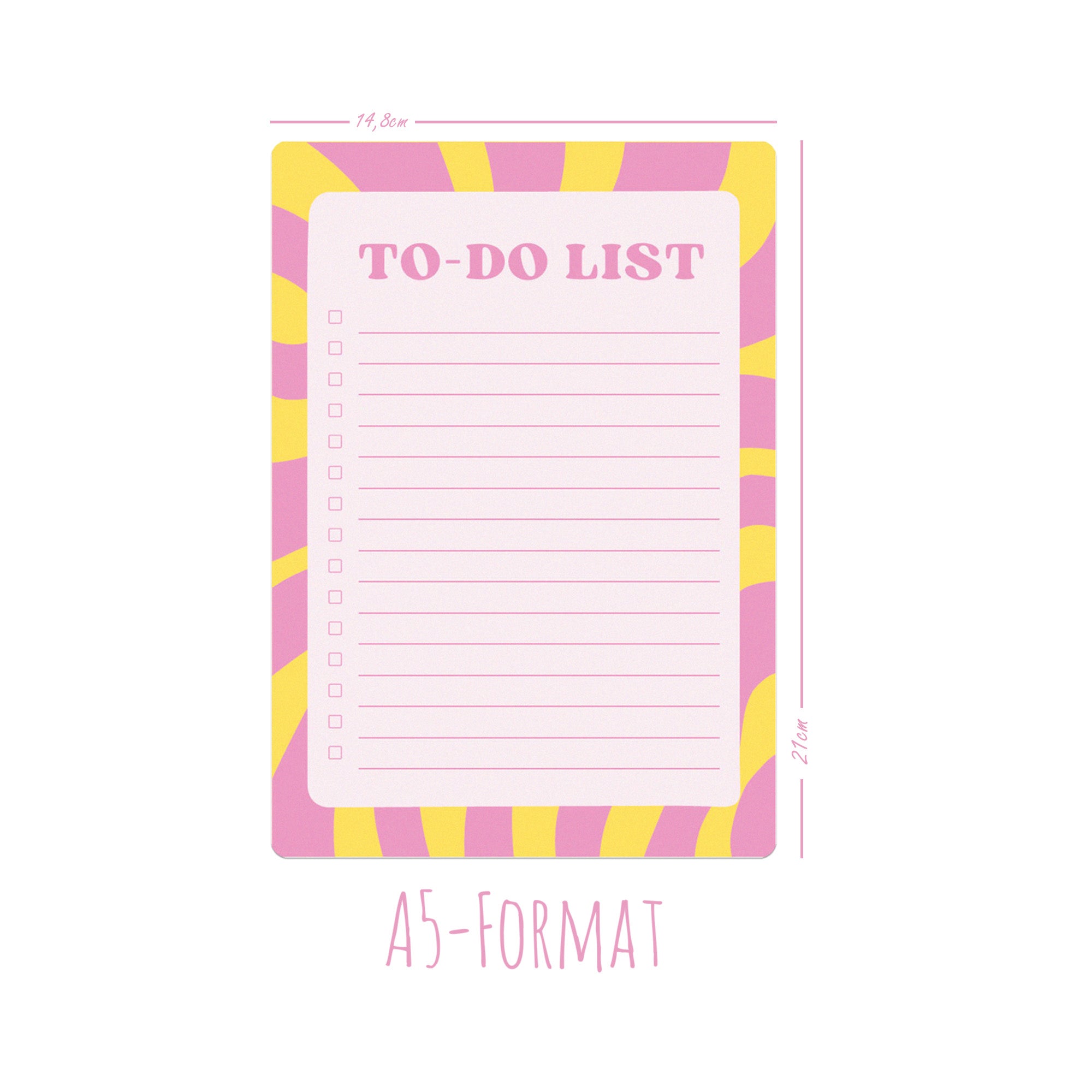 2 Notizblöcke To - Do List - Pink Jeka - malmichbunt.de