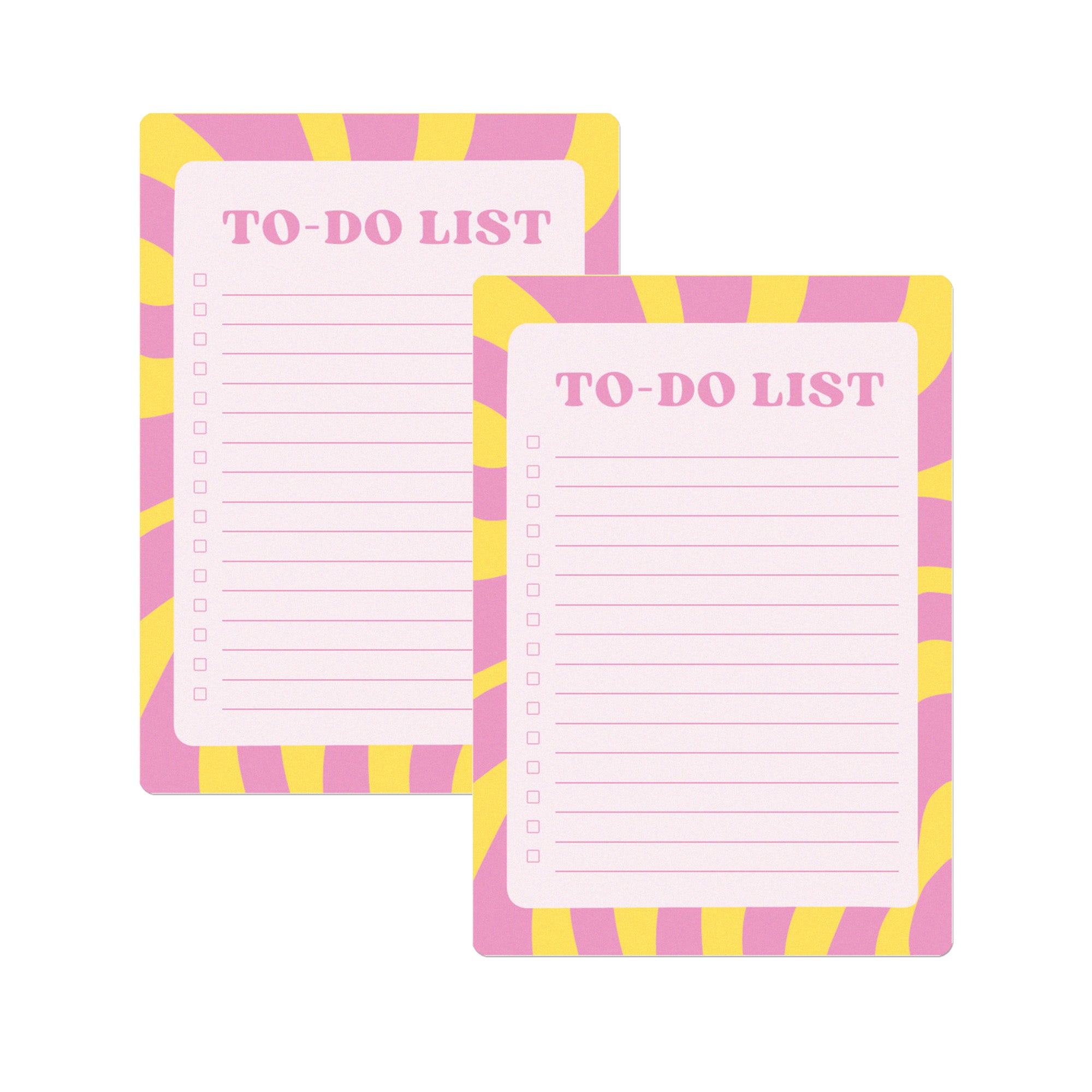 2 Notizblöcke To - Do List - Pink Jeka - malmichbunt.de