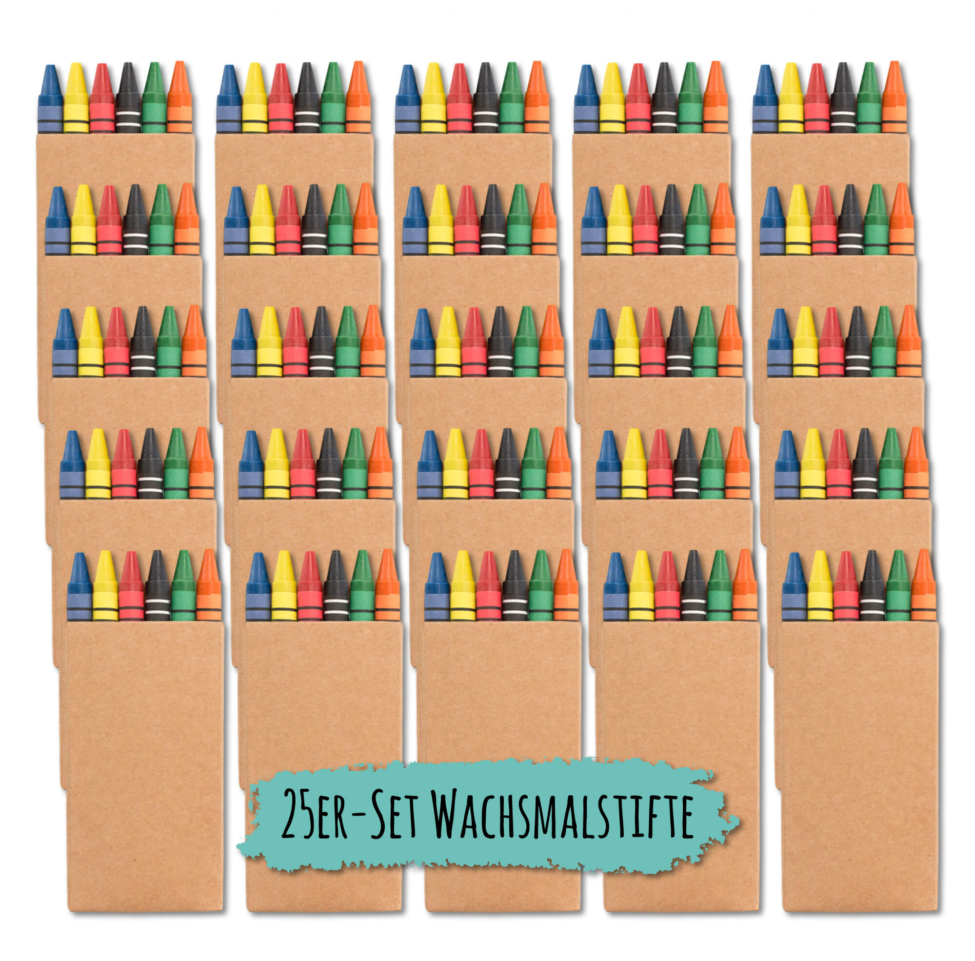 25er Set Wachsmalstifte Jeka - malmichbunt.de