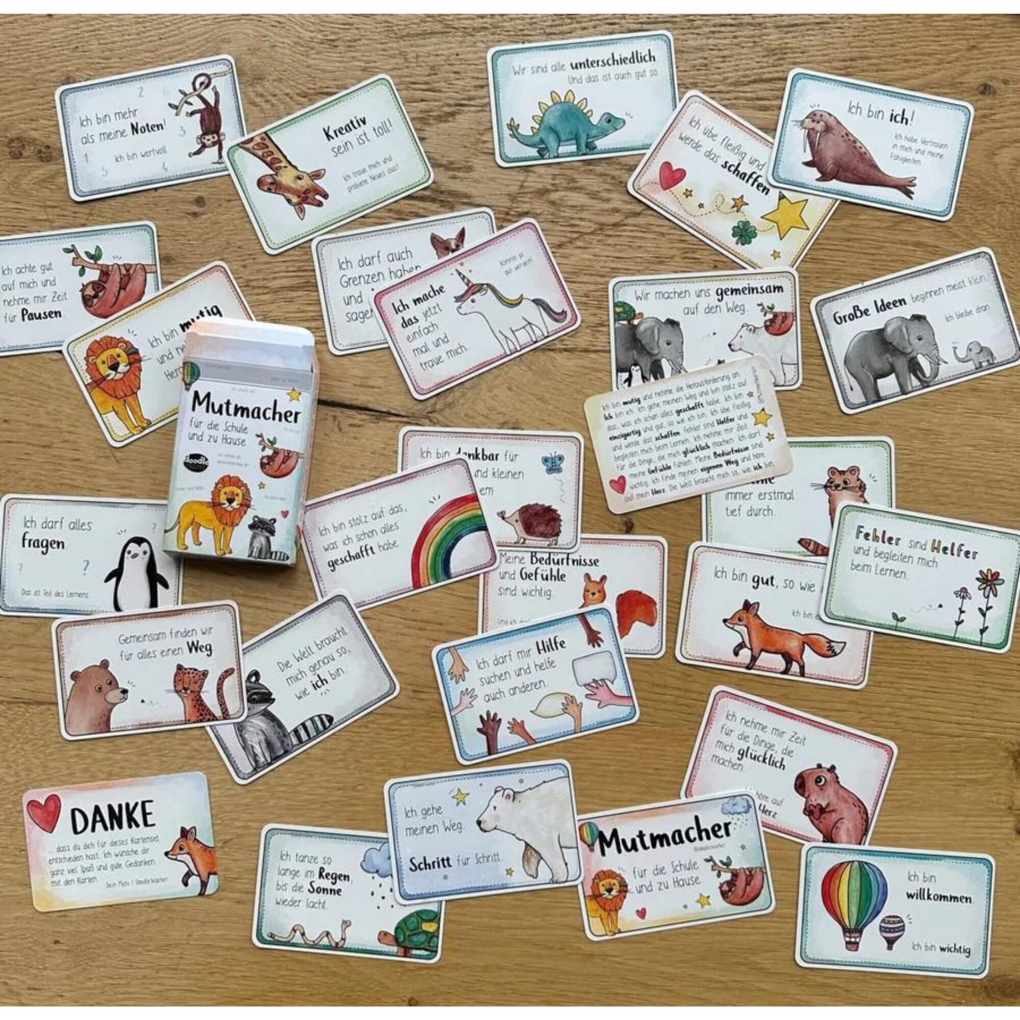 26 Mutmacherkarten mit Growth Mindset Doodleteacher - malmichbunt.de
