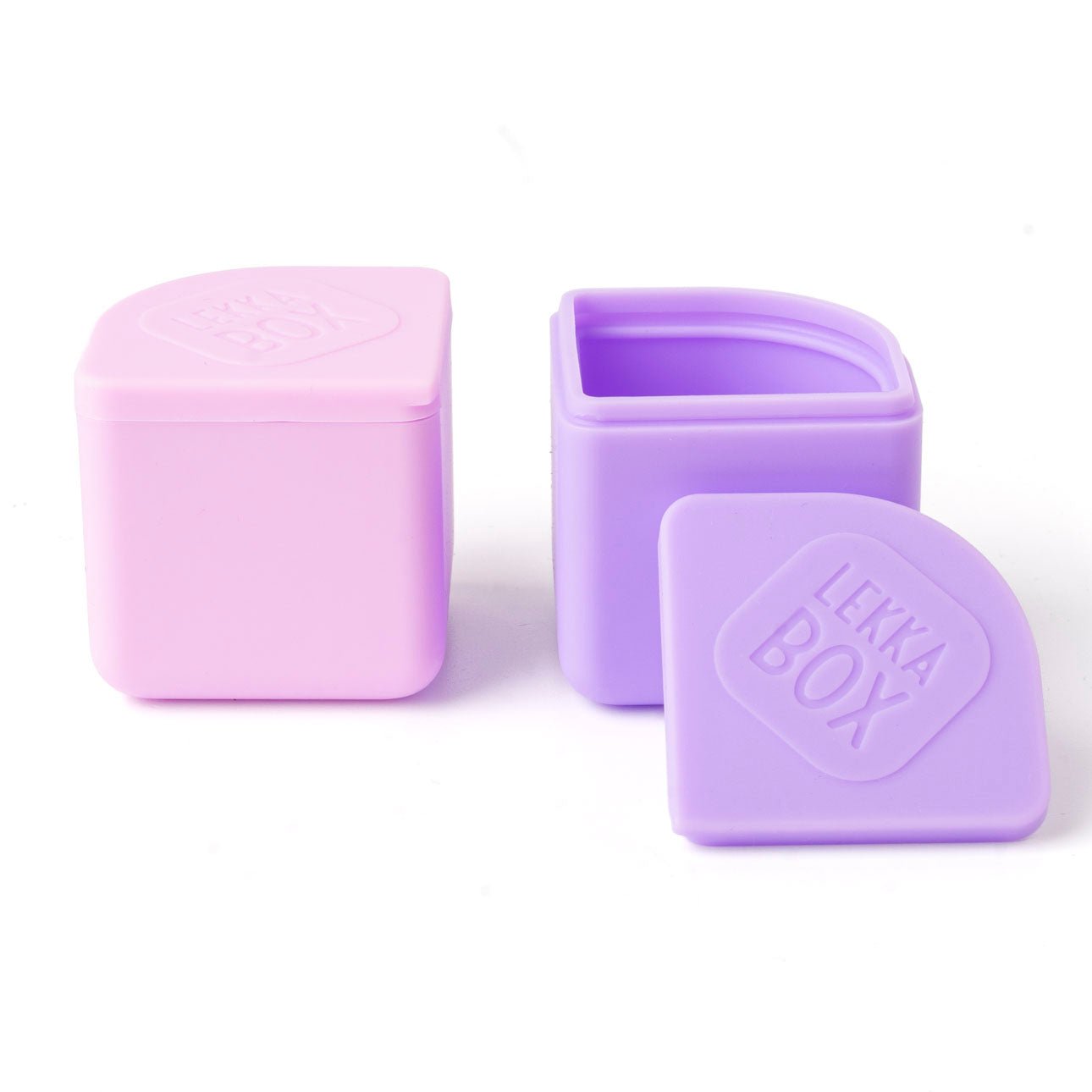 2er Set Lekkabox Silikondose - Lavender Lekkabox - malmichbunt.de