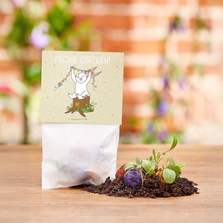 5 Blumenmurmeln im Tütchen – Osterhase Die Stadtgärtner - malmichbunt.de
