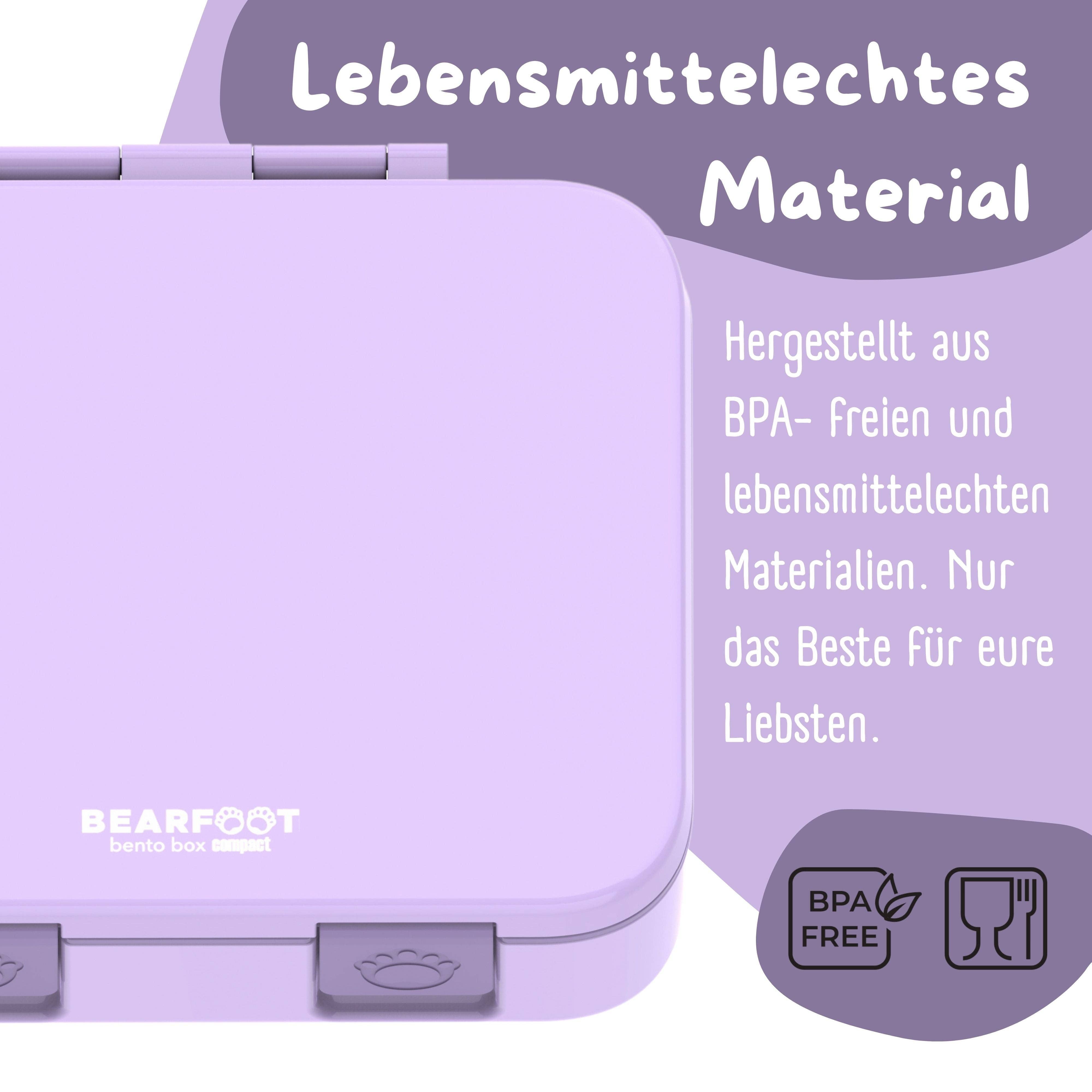 BEARFOOT Bento Box COMPACT - lila: 1.000ml