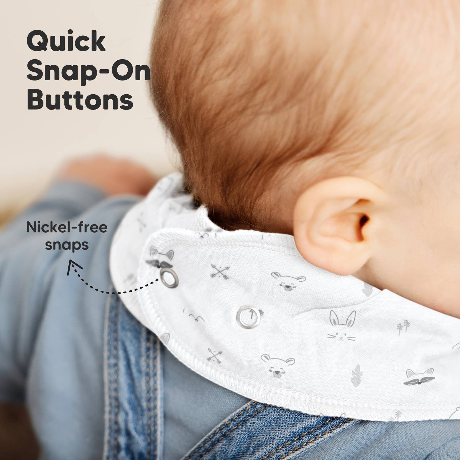 8er-Set Baby-Bandana-Lätzchen für Jungen und Mädchen: Nordisch KeaBabies - malmichbunt.de