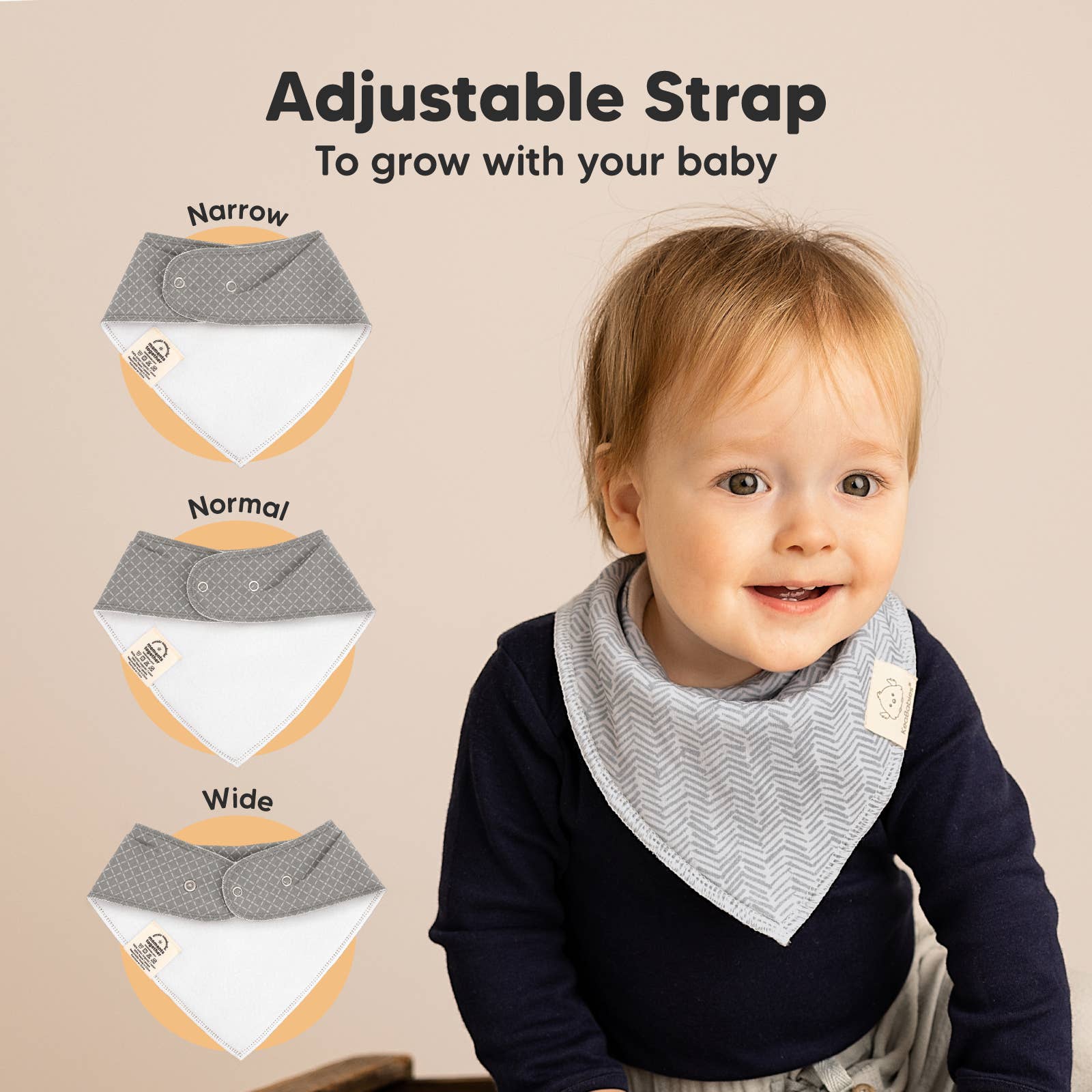 8er-Set Baby-Bandana-Lätzchen für Jungen und Mädchen: Nordisch KeaBabies - malmichbunt.de