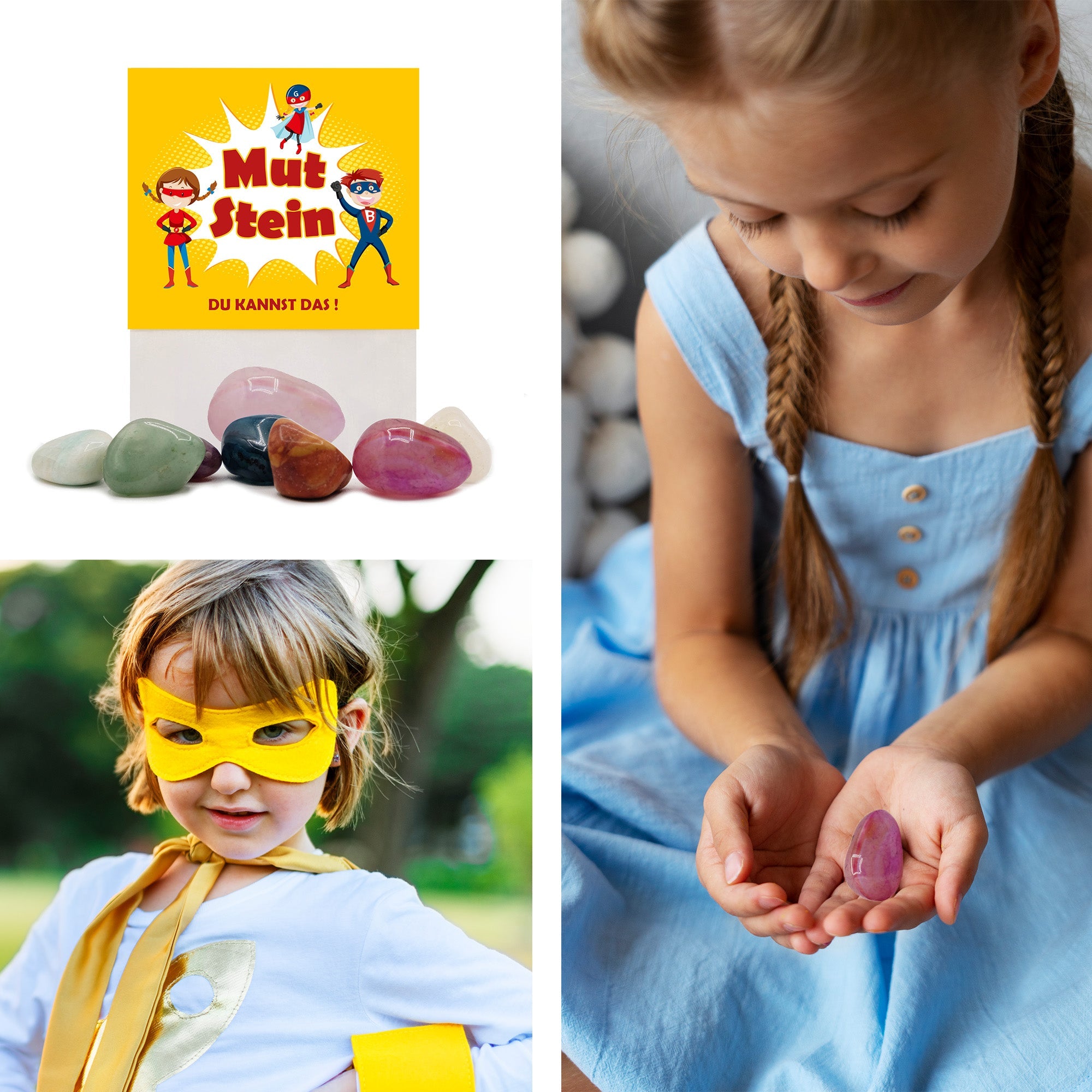 8er Set Glückssteine Mut Jeka - malmichbunt.de