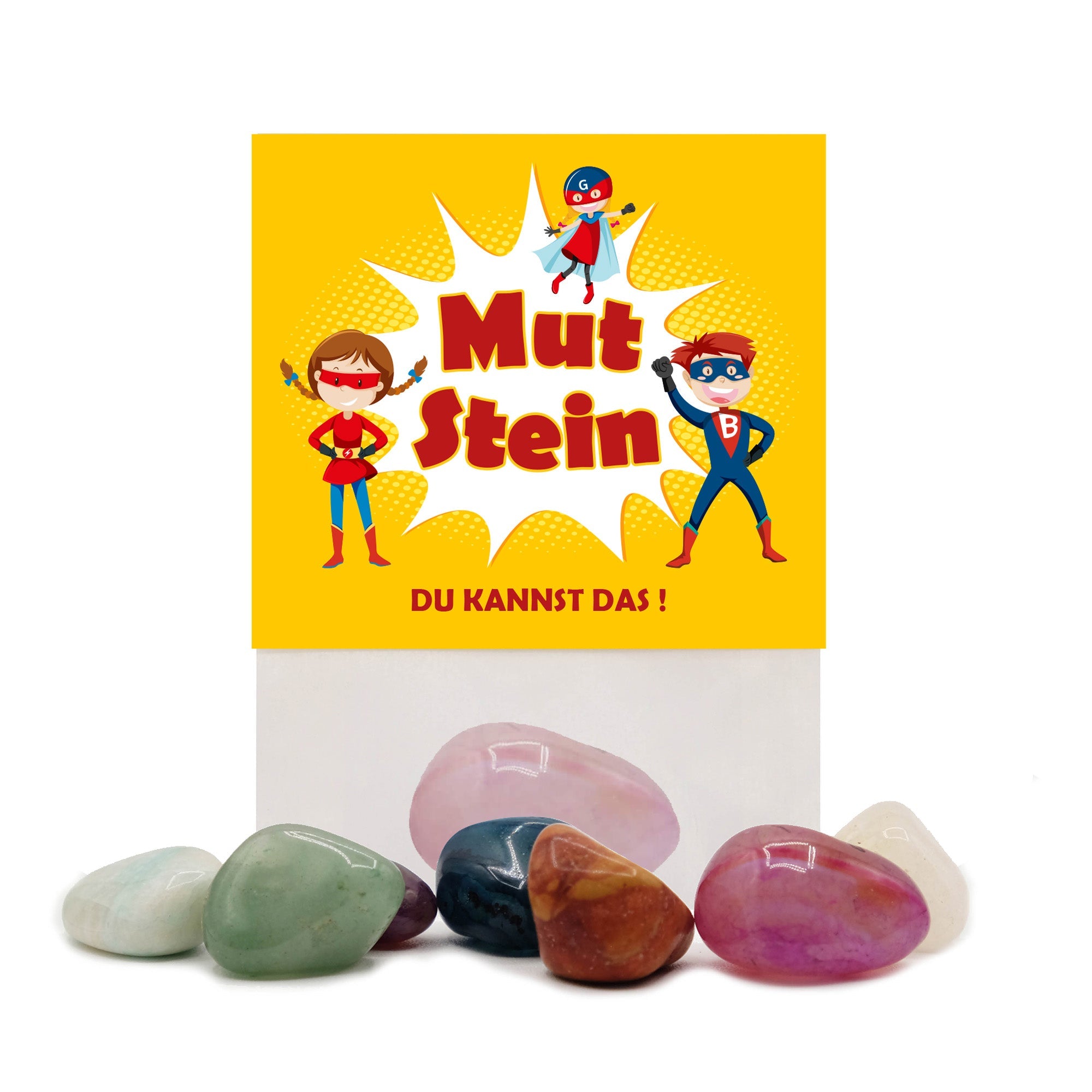 8er Set Glückssteine Mut Jeka - malmichbunt.de