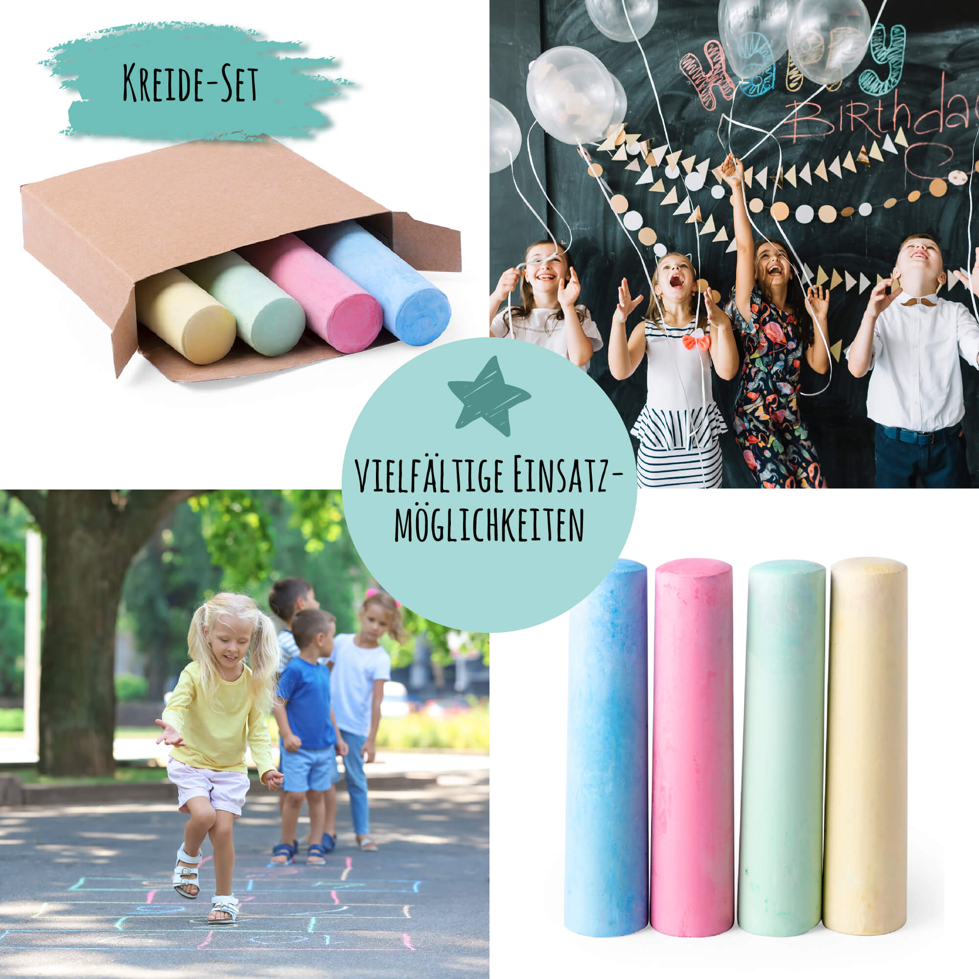 8er Set Malkreide Jeka - malmichbunt.de