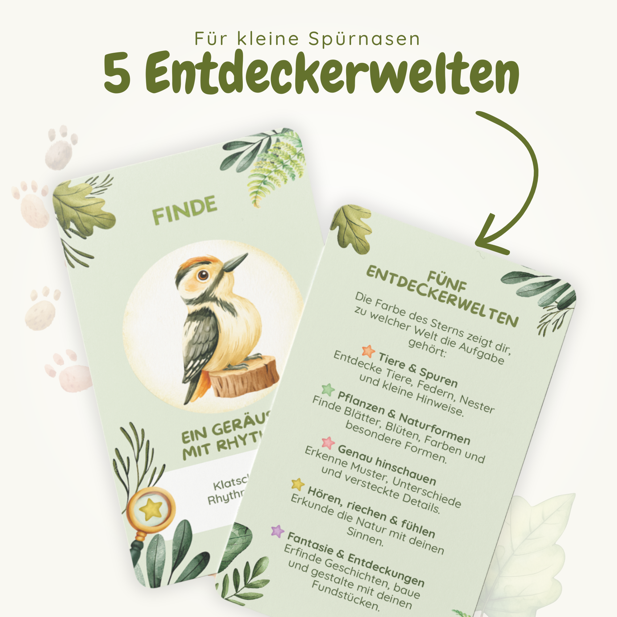 WO IST ES? – Entdeckerkarten für Kinder | Outdoor-Suchspiel mit 68 Aufgaben
