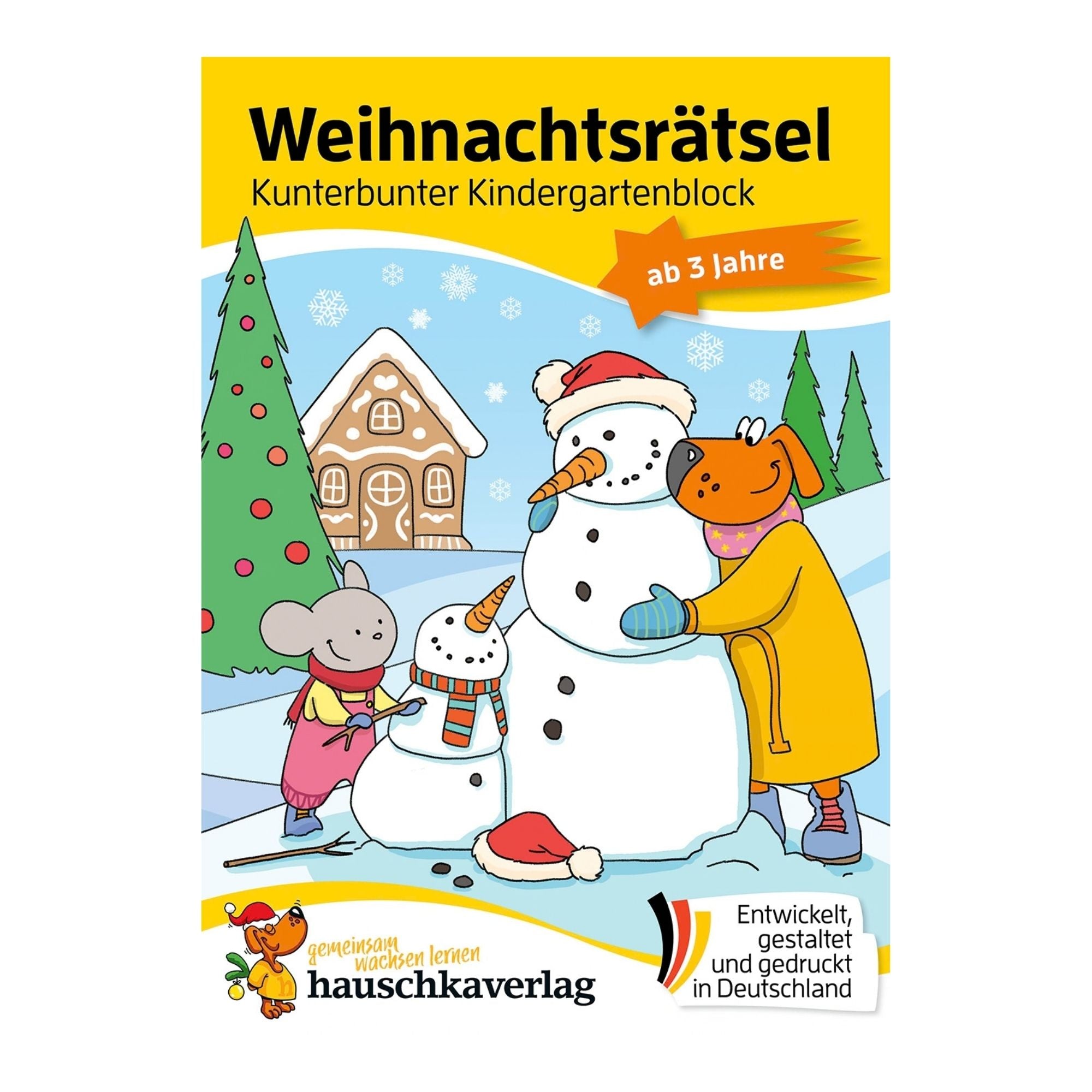 Weihnachtsrätsel ab 3 Jahre - Rätselblock Nr. 389