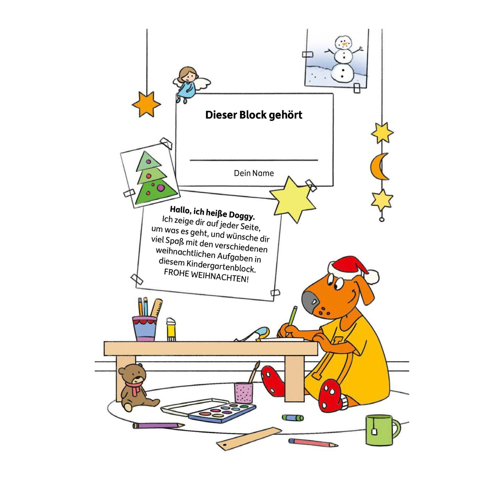 Weihnachtsrätsel ab 3 Jahre - Rätselblock Nr. 389