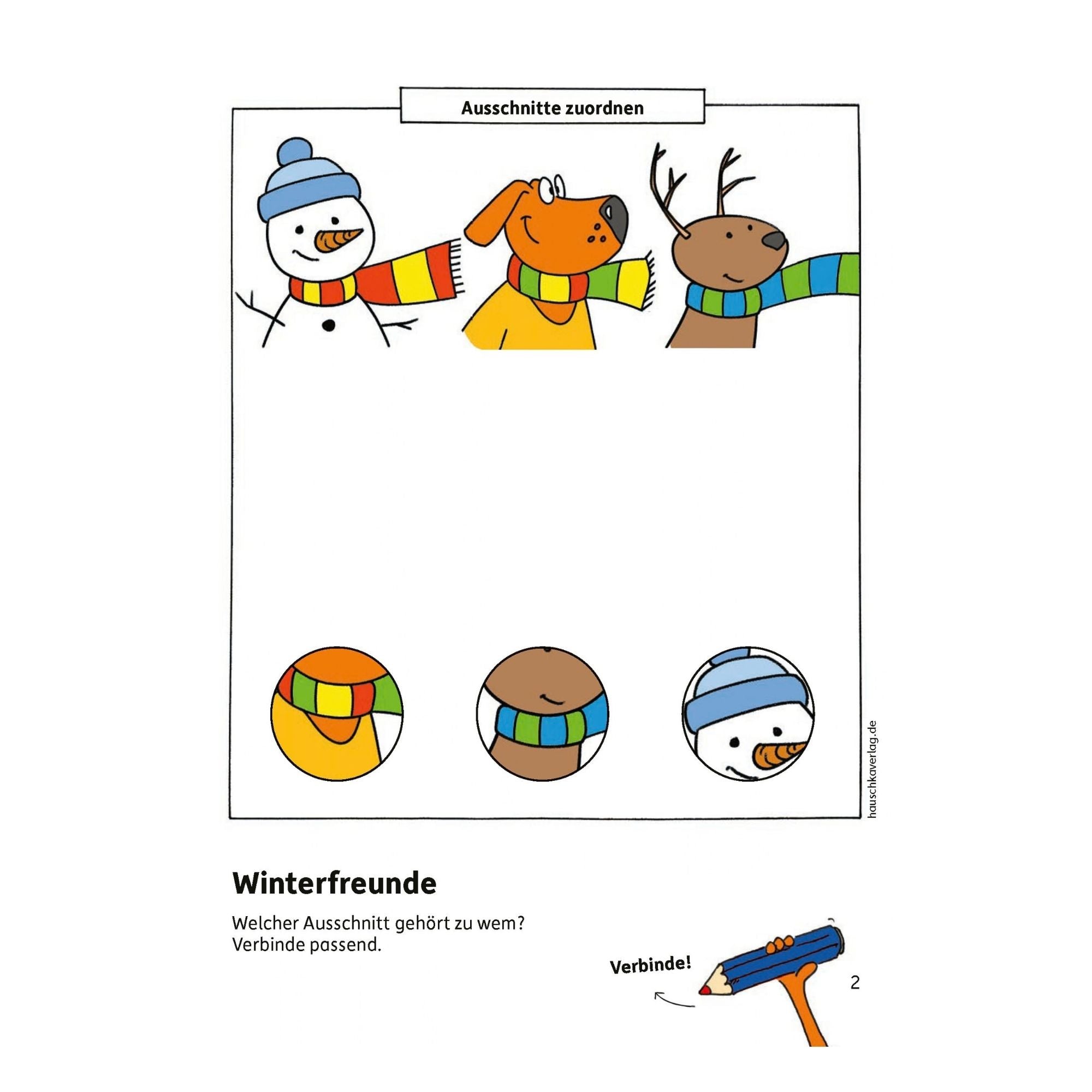 Weihnachtsrätsel ab 3 Jahre - Rätselblock Nr. 389