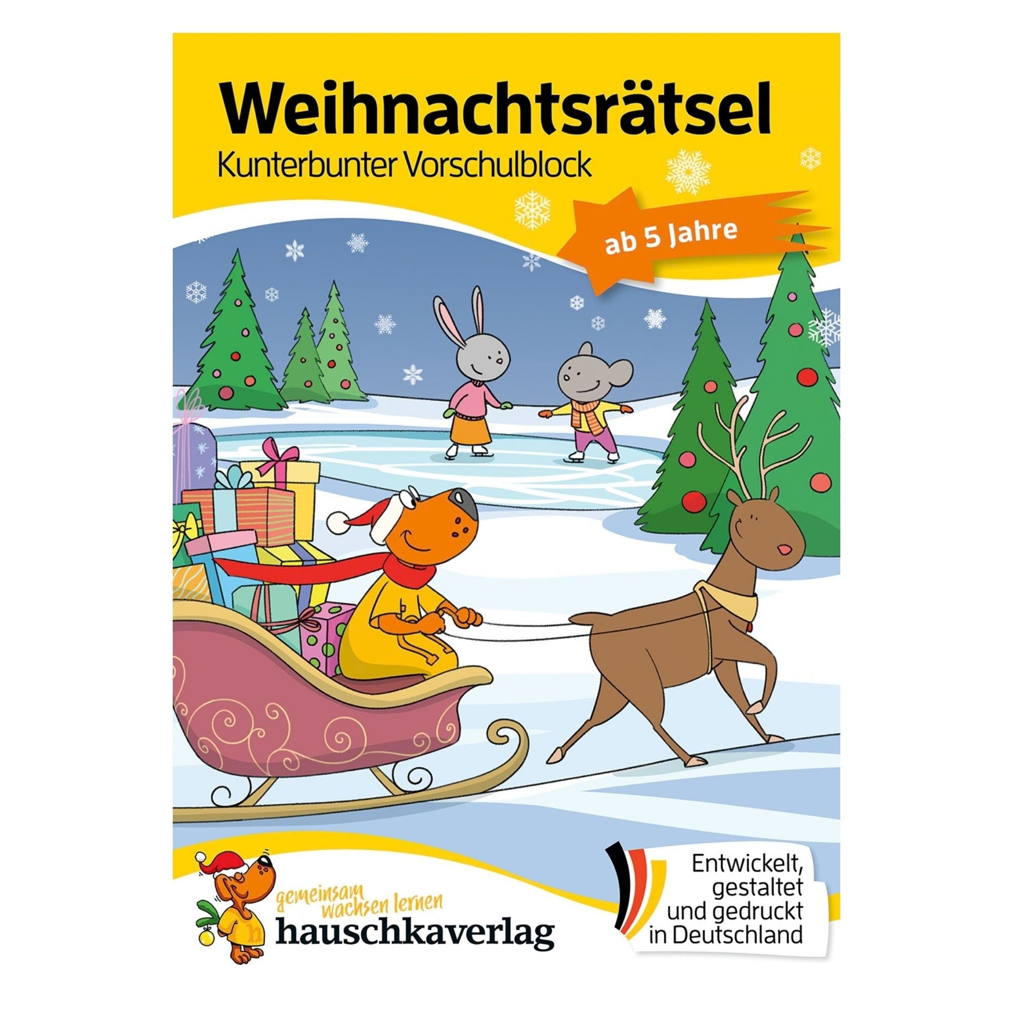 Weihnachtsrätsel ab 5 Jahre - Rätselblock Nr. 391