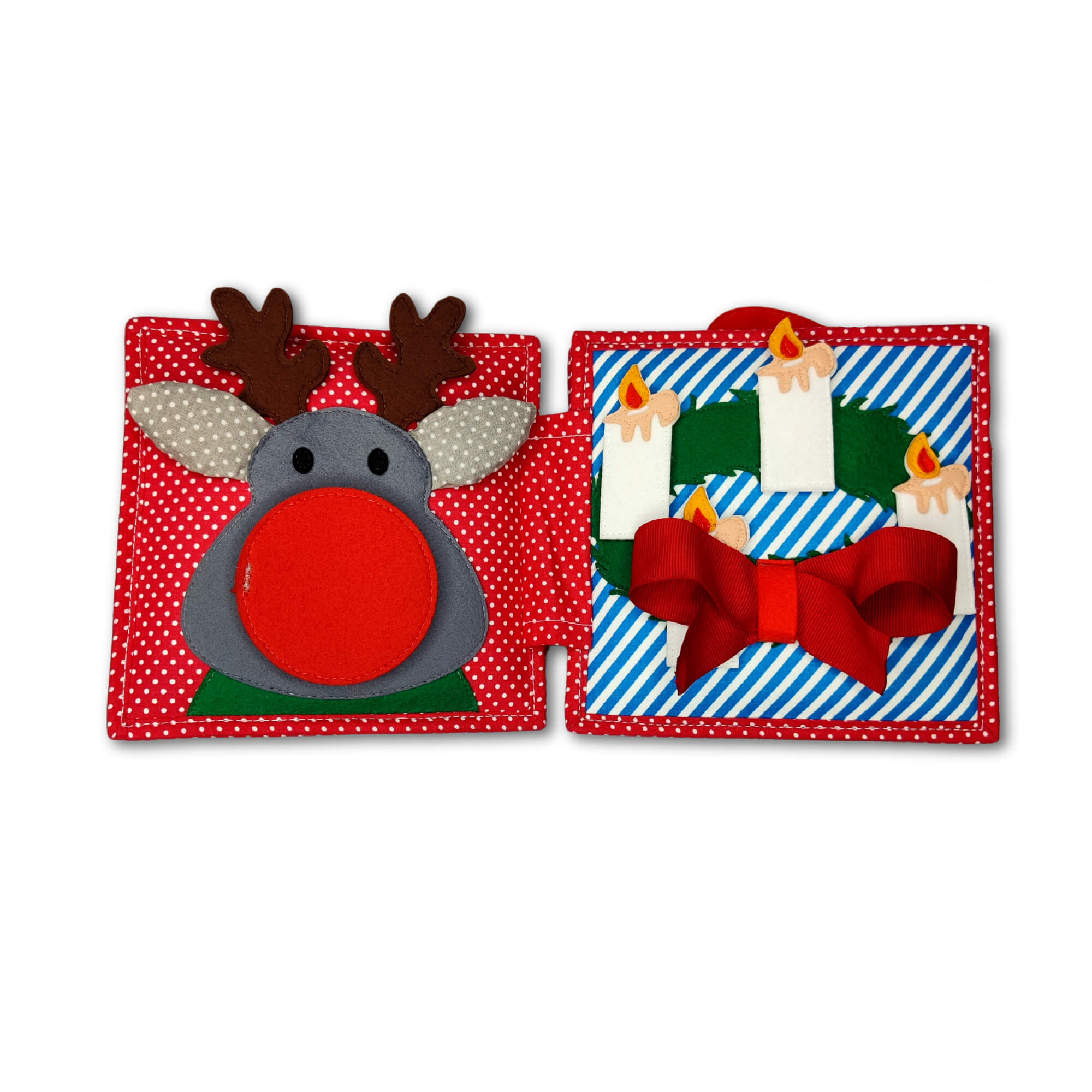 Mini Quiet Book "Weihnachten" (ab 18 Monaten) Jolly Designs - malmichbunt.de