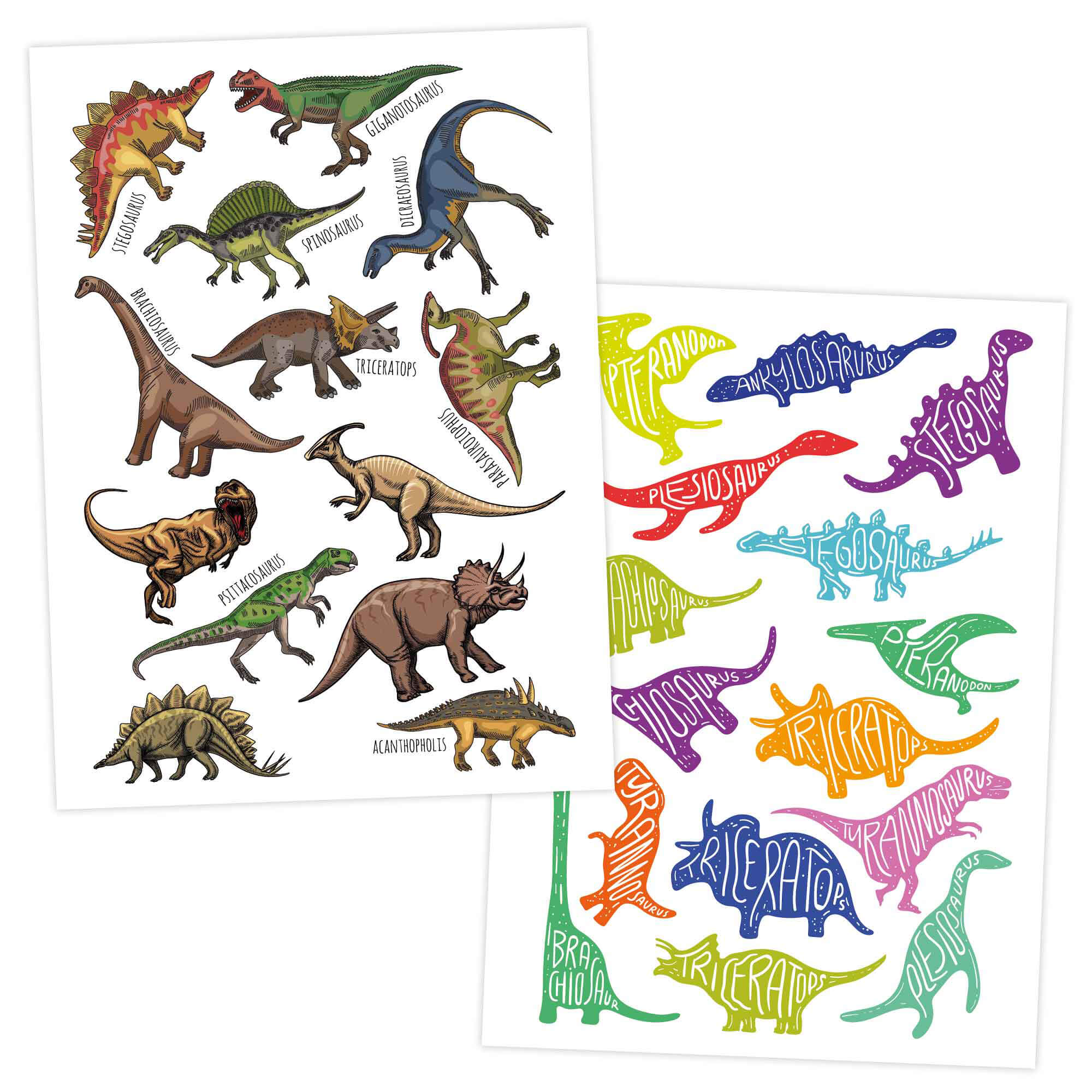 Papierdrachen Kindertattoos Dinos Papierdrachen - malmichbunt.de
