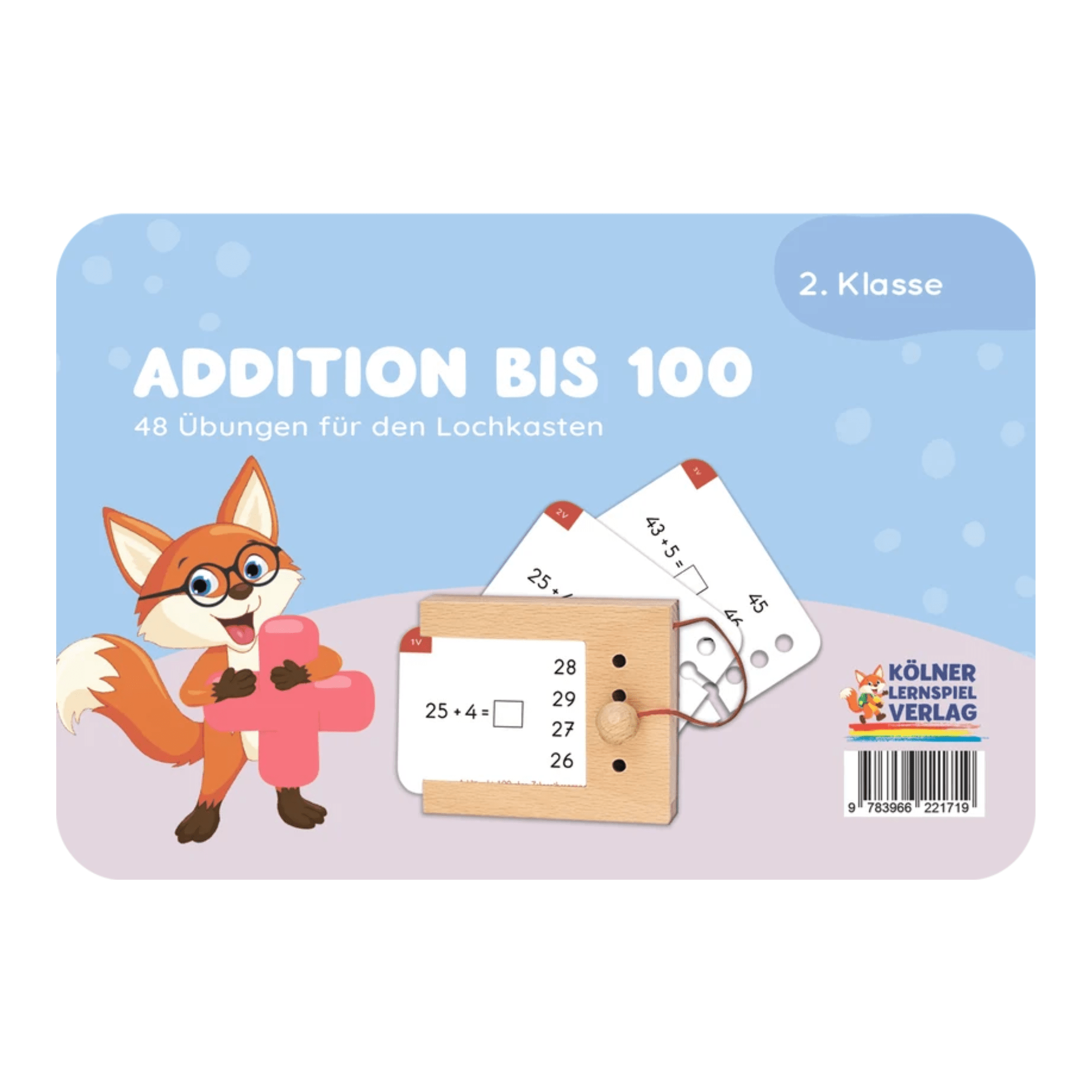 Addition bis 100 - Übungen für den Lochkasten Lernspielverlag - malmichbunt.de