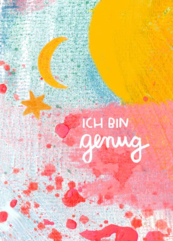 Affirmationskarten Set für Erwachsene - "Karten für ein gutes Leben" Frau Ottilie - malmichbunt.de