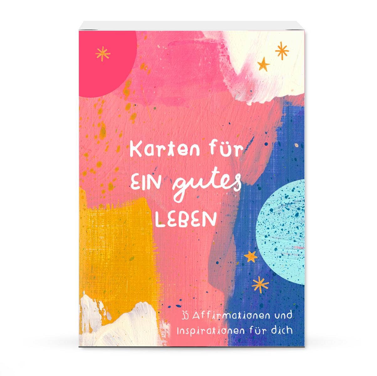 Affirmationskarten Set für Erwachsene - "Karten für ein gutes Leben" Frau Ottilie - malmichbunt.de