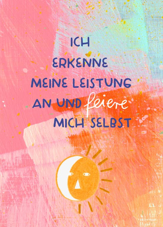 Affirmationskarten Set für Erwachsene - "Karten für ein gutes Leben" Frau Ottilie - malmichbunt.de