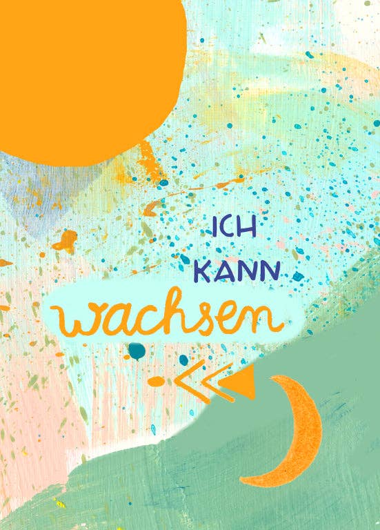Affirmationskarten Set für Erwachsene - "Karten für ein gutes Leben" Frau Ottilie - malmichbunt.de