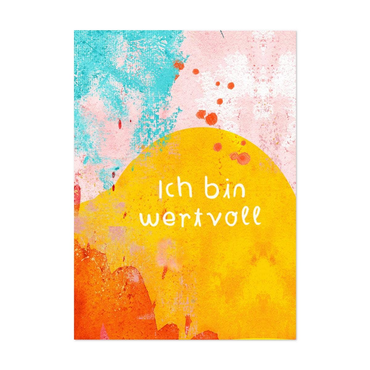 Affirmationskarten Set für Kinder - "Karten für ein schönes Leben" Frau Ottilie - malmichbunt.de