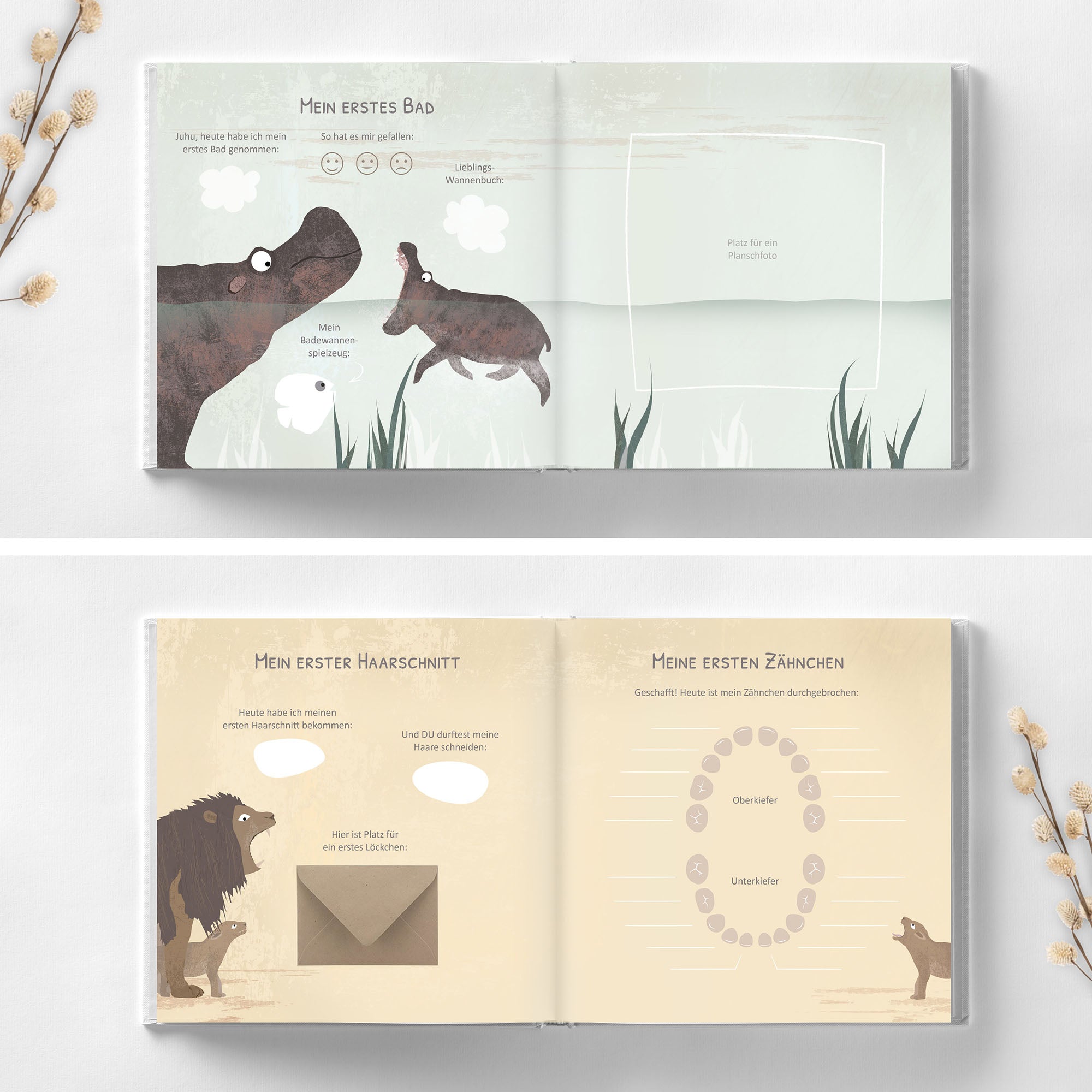 Babyalbum "Mein erstes Jahr" Fräulein Elvira - malmichbunt.de