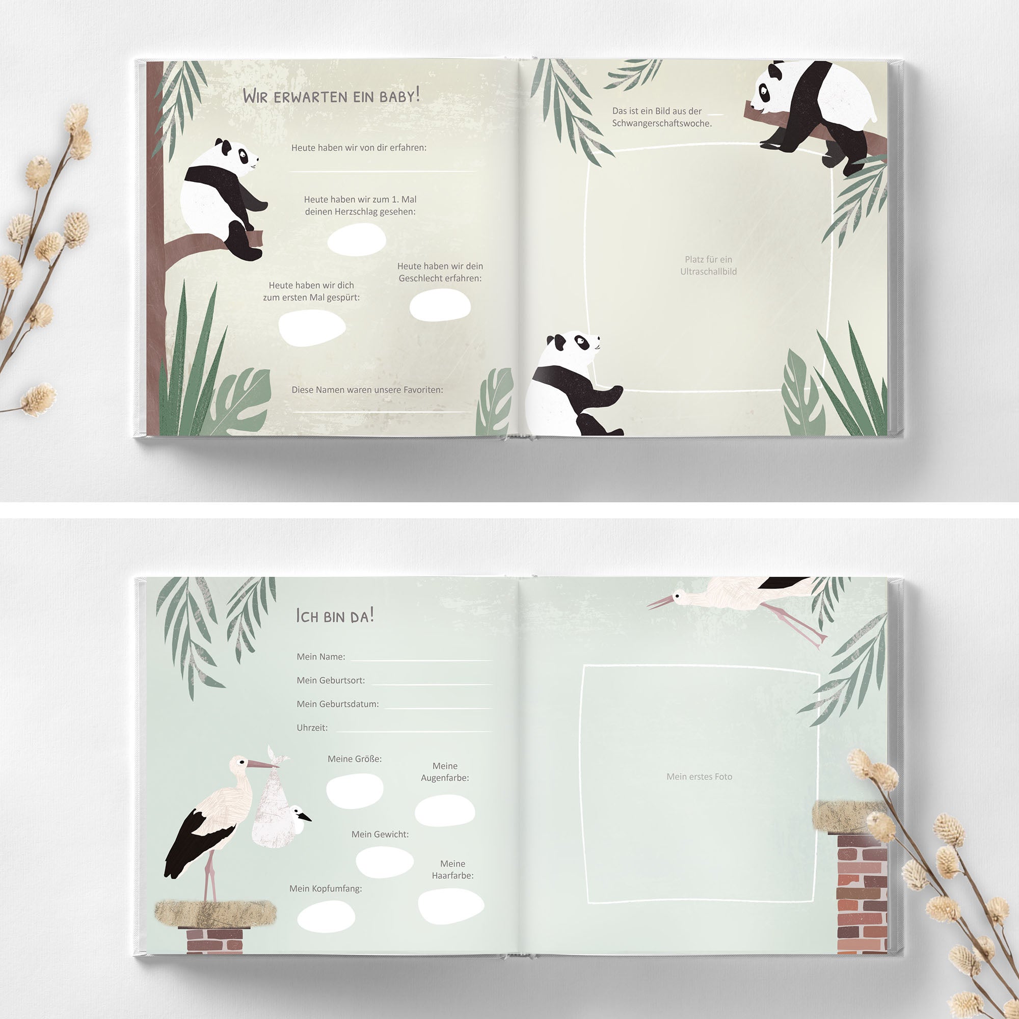 Babyalbum "Mein erstes Jahr" Fräulein Elvira - malmichbunt.de