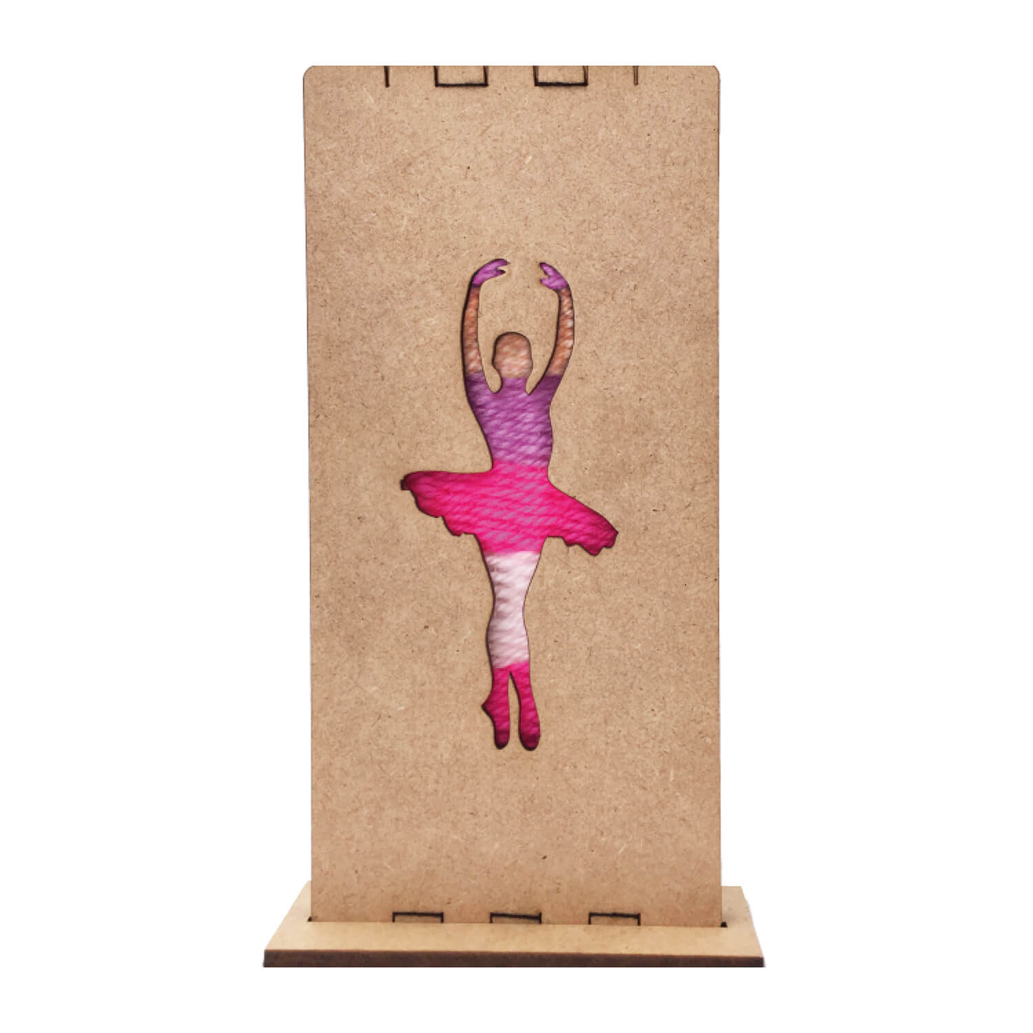 Bastelset Ballerina - Weben für Kinder Mikiprojekt - malmichbunt.de