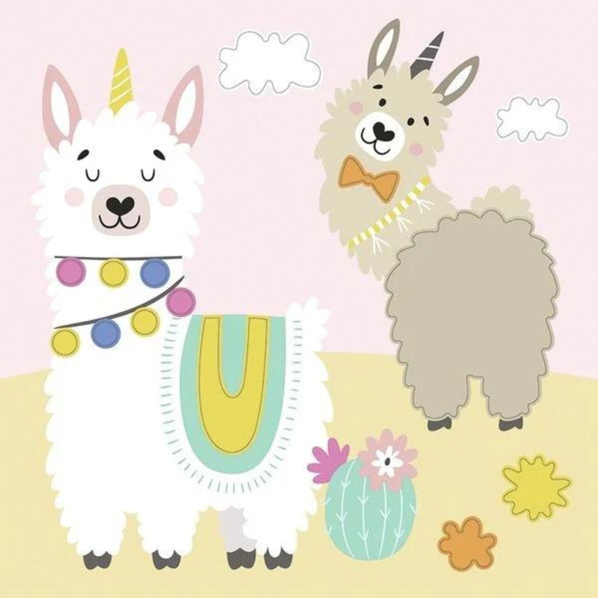 Bastelset Filzbilder "Happy friends" Ursus - malmichbunt.de