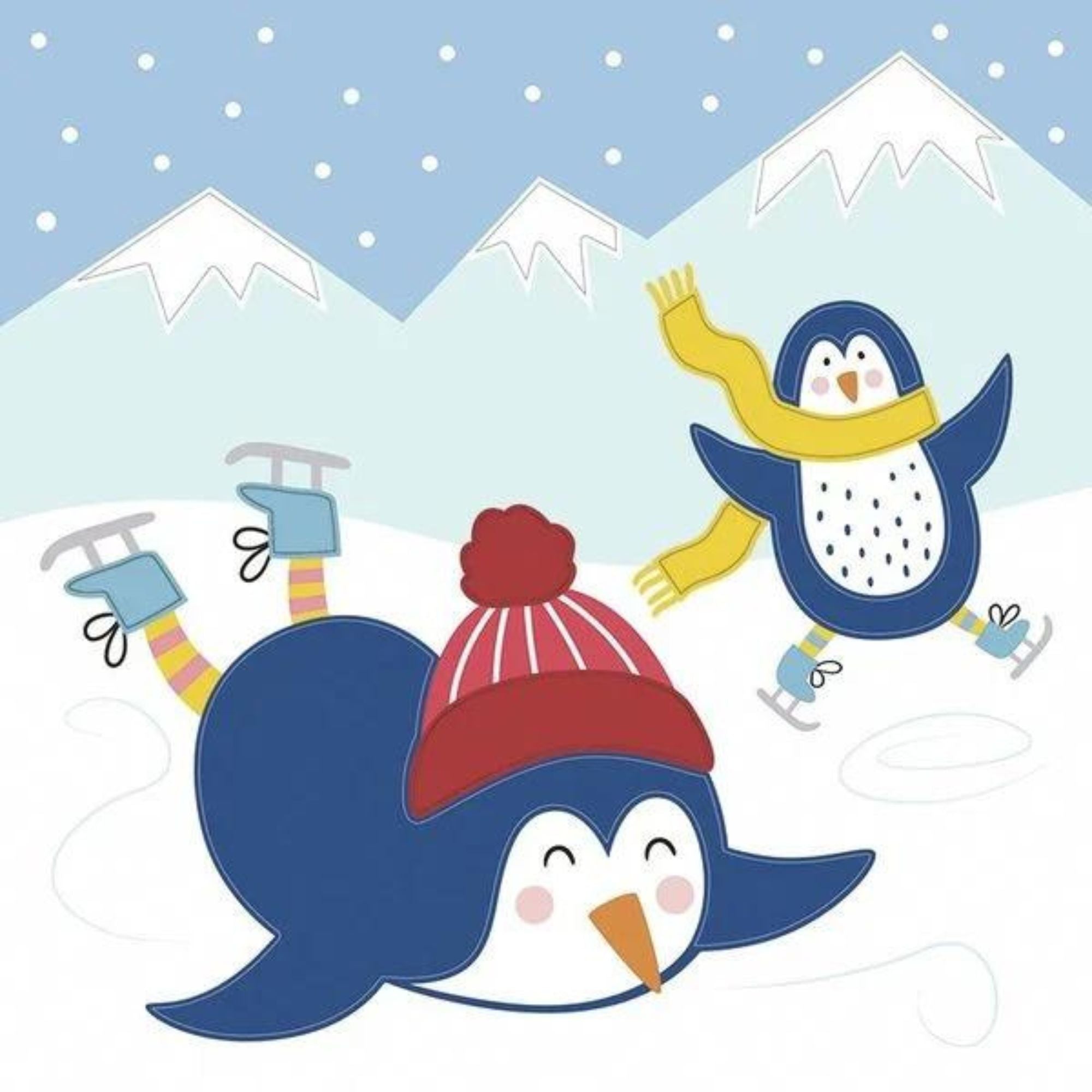 Bastelset Filzbilder "Winter friends" Ursus - malmichbunt.de