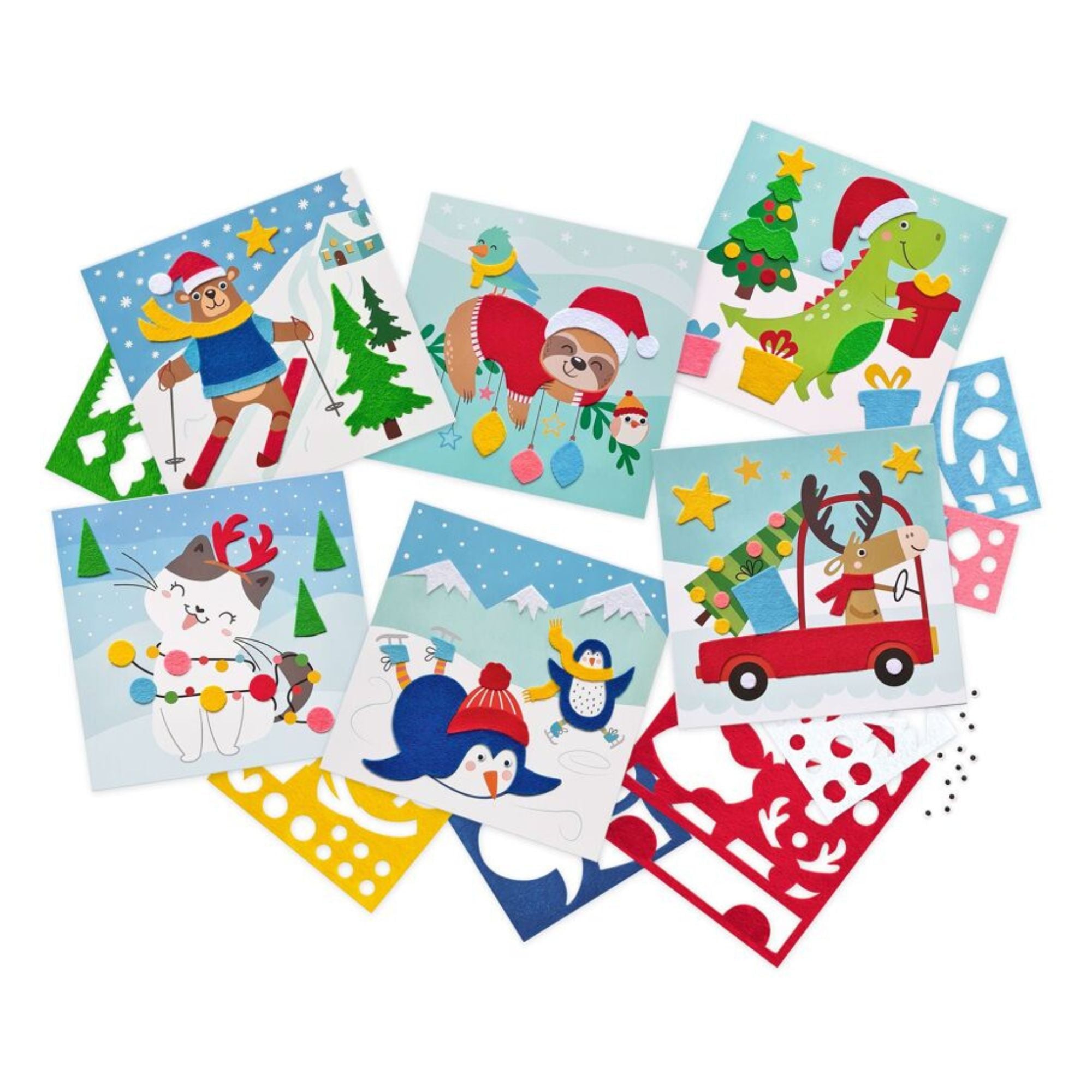 Bastelset Filzbilder "Winter friends" Ursus - malmichbunt.de