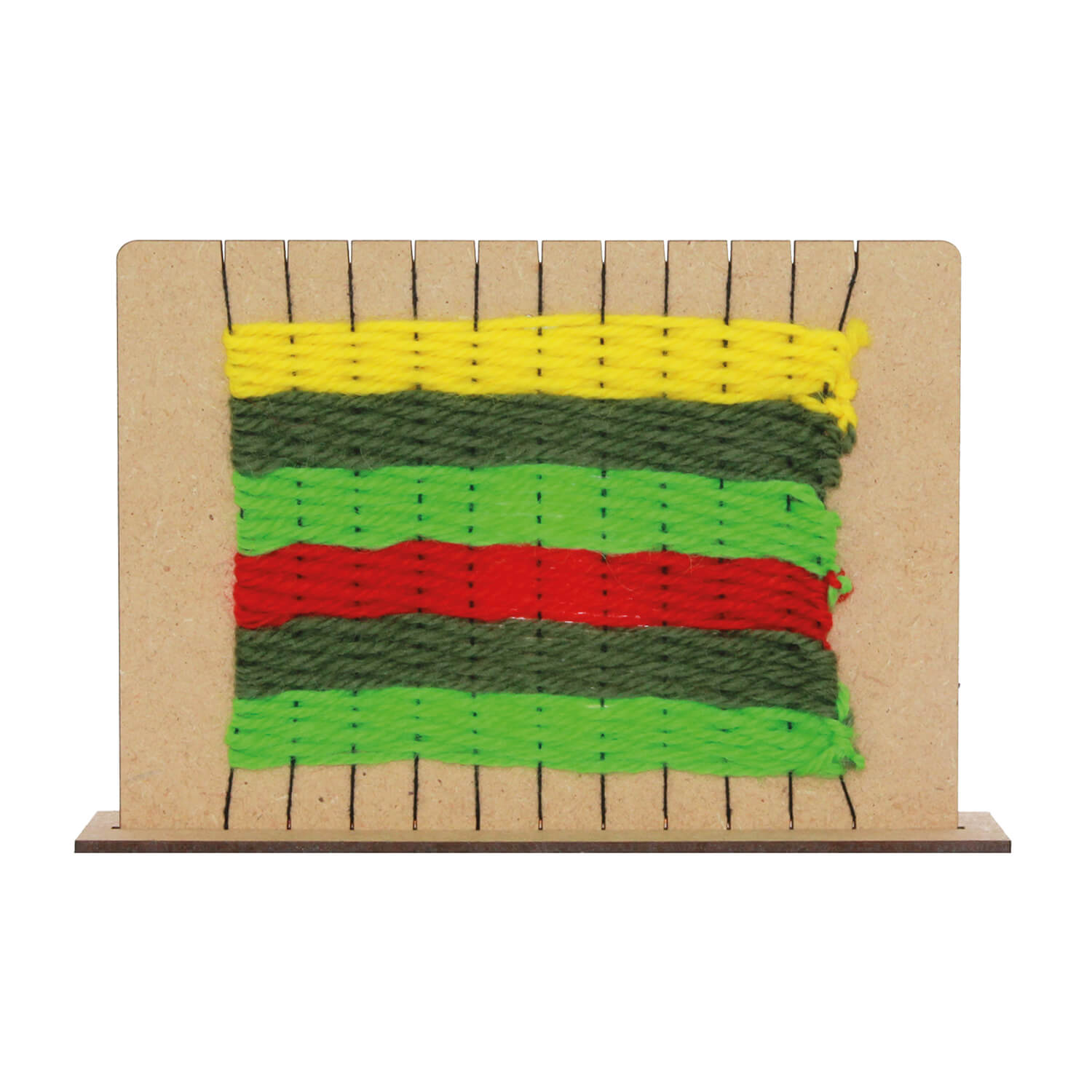 Bastelset Weihnachsbaum - Weben für Kinder Mikiprojekt - malmichbunt.de