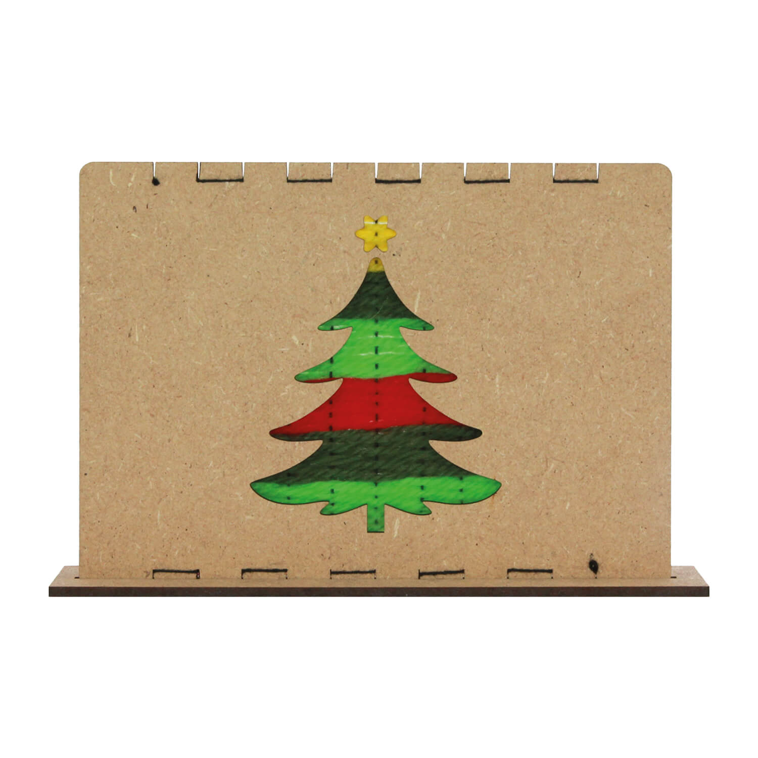 Bastelset Weihnachsbaum - Weben für Kinder Mikiprojekt - malmichbunt.de