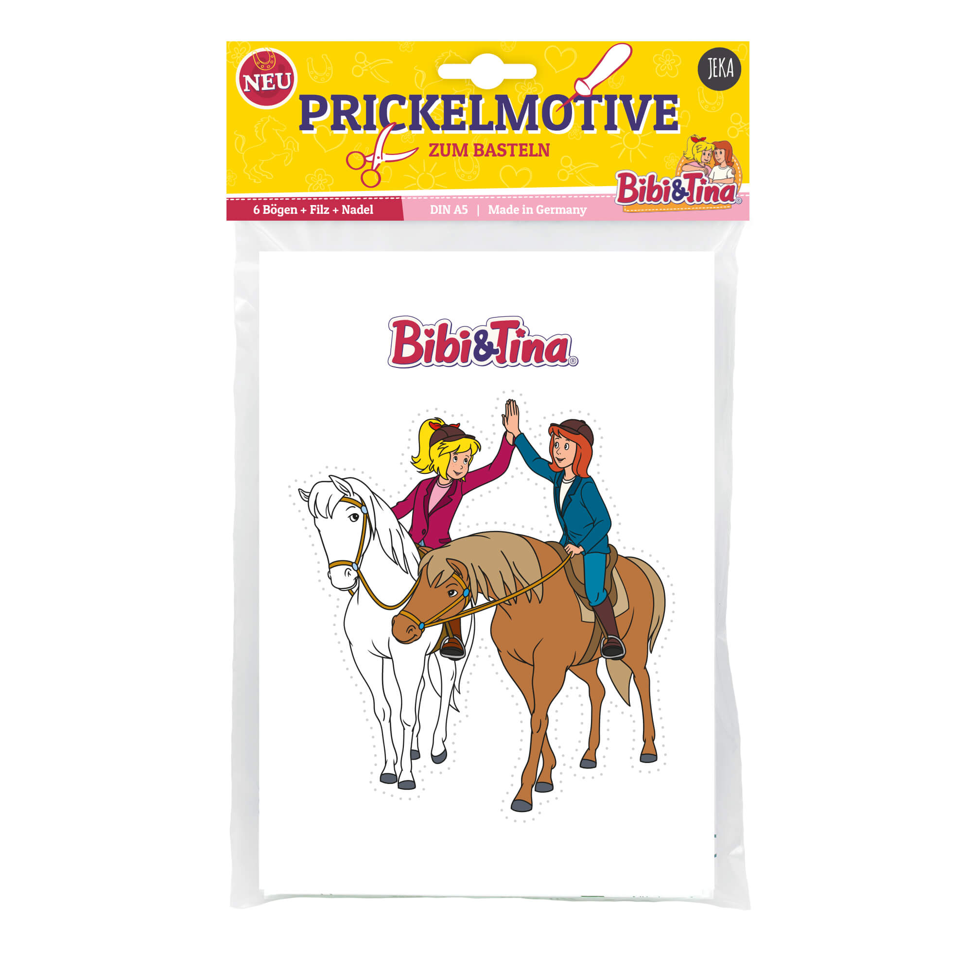 Bibi & Tina Prickelset zum Basteln Jeka - malmichbunt.de