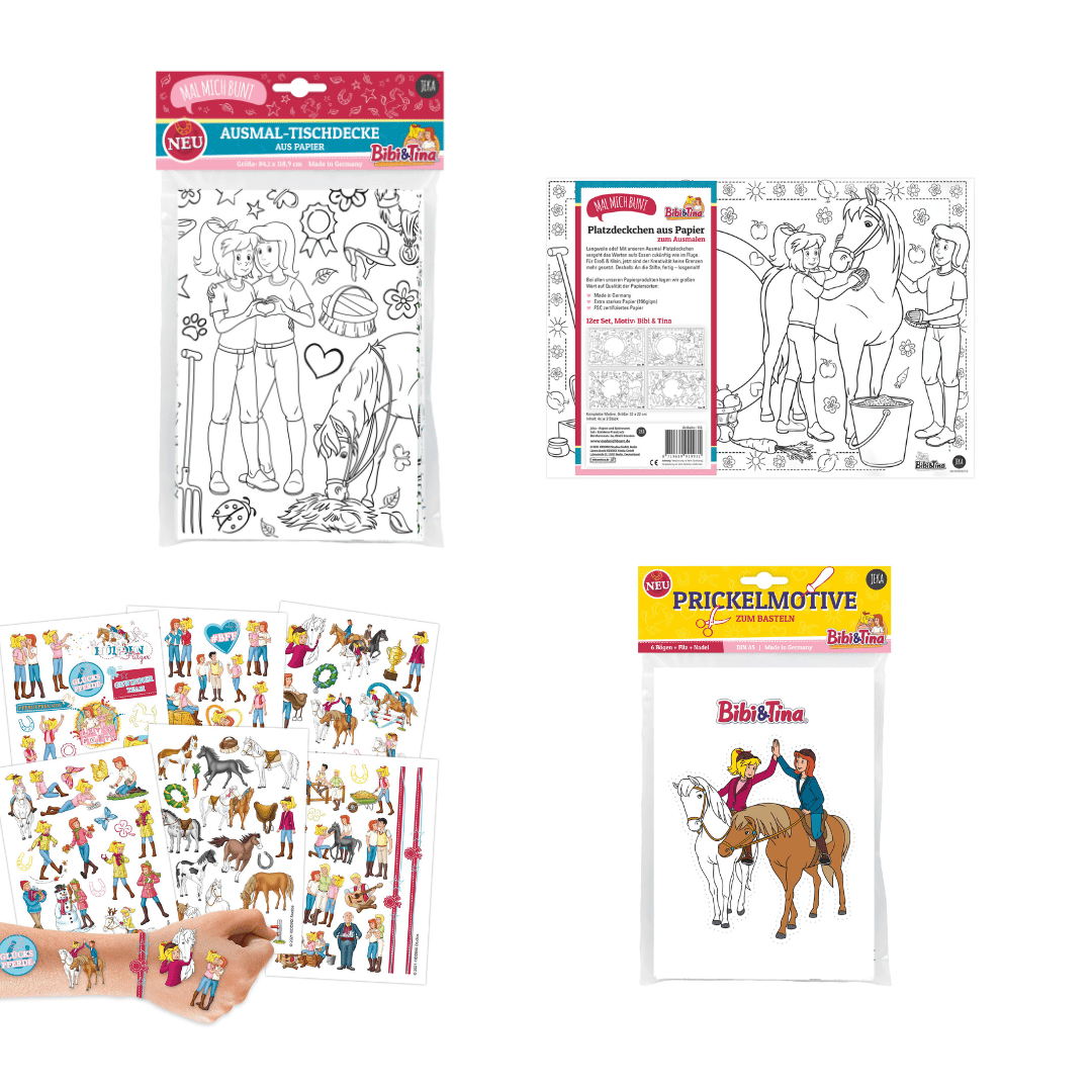 Bibi und Tina Produkt - Bundle malmichbunt.de - malmichbunt.de