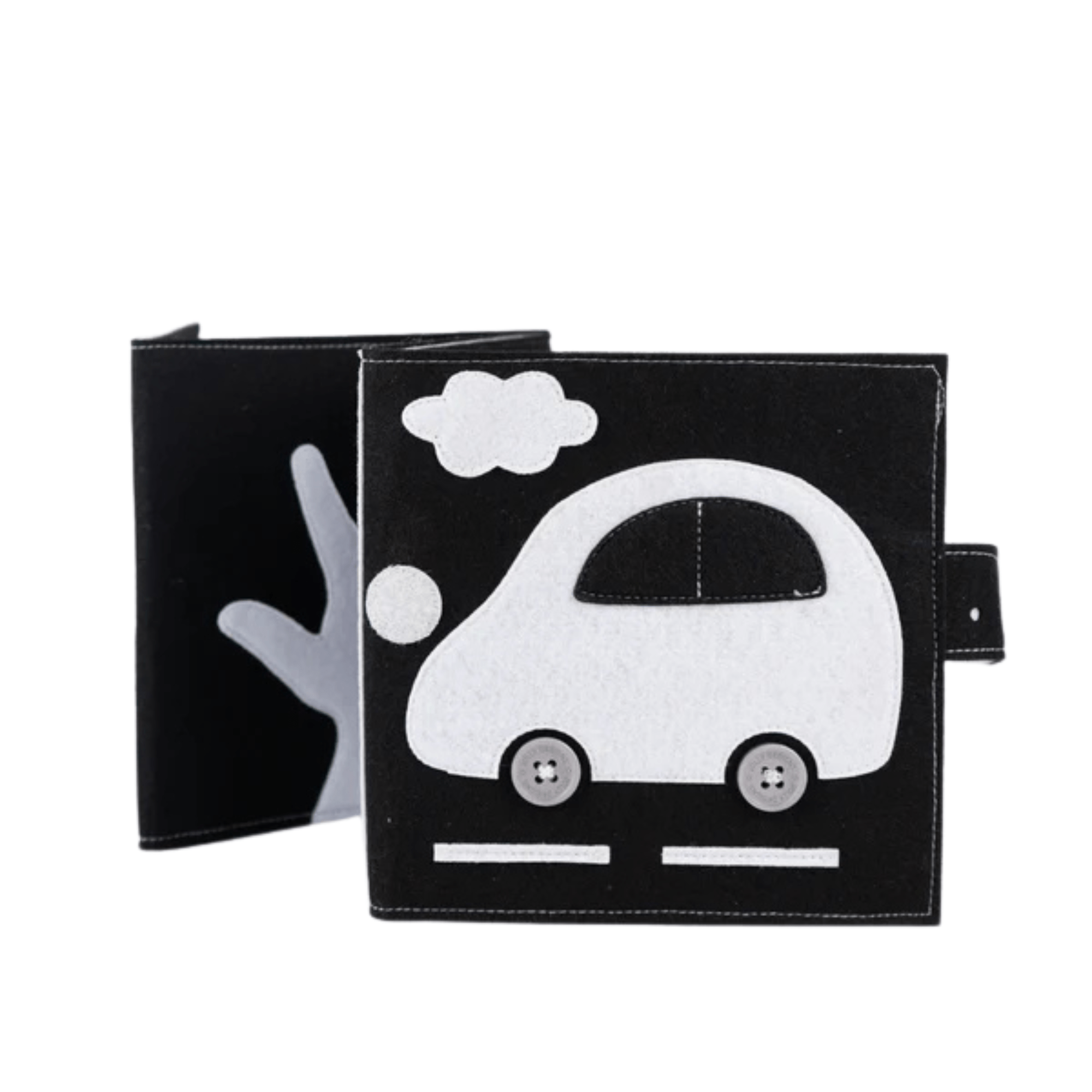 Black and White "Hohe Kontraste" Büchlein (0 - 6 Monate) Jolly Designs - malmichbunt.de