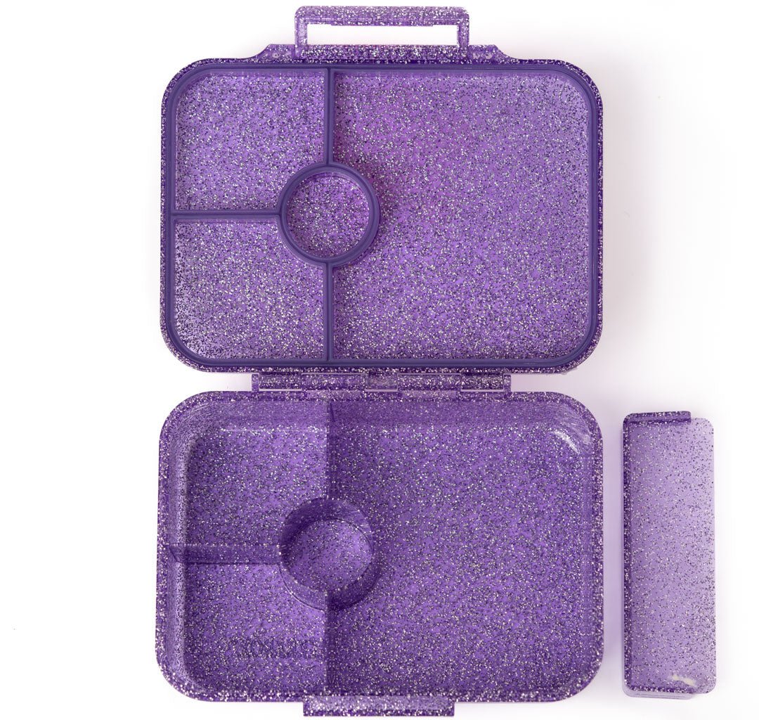 Brotdose Lekkabox Glamour Glitzer Purple Lekkabox - malmichbunt.de
