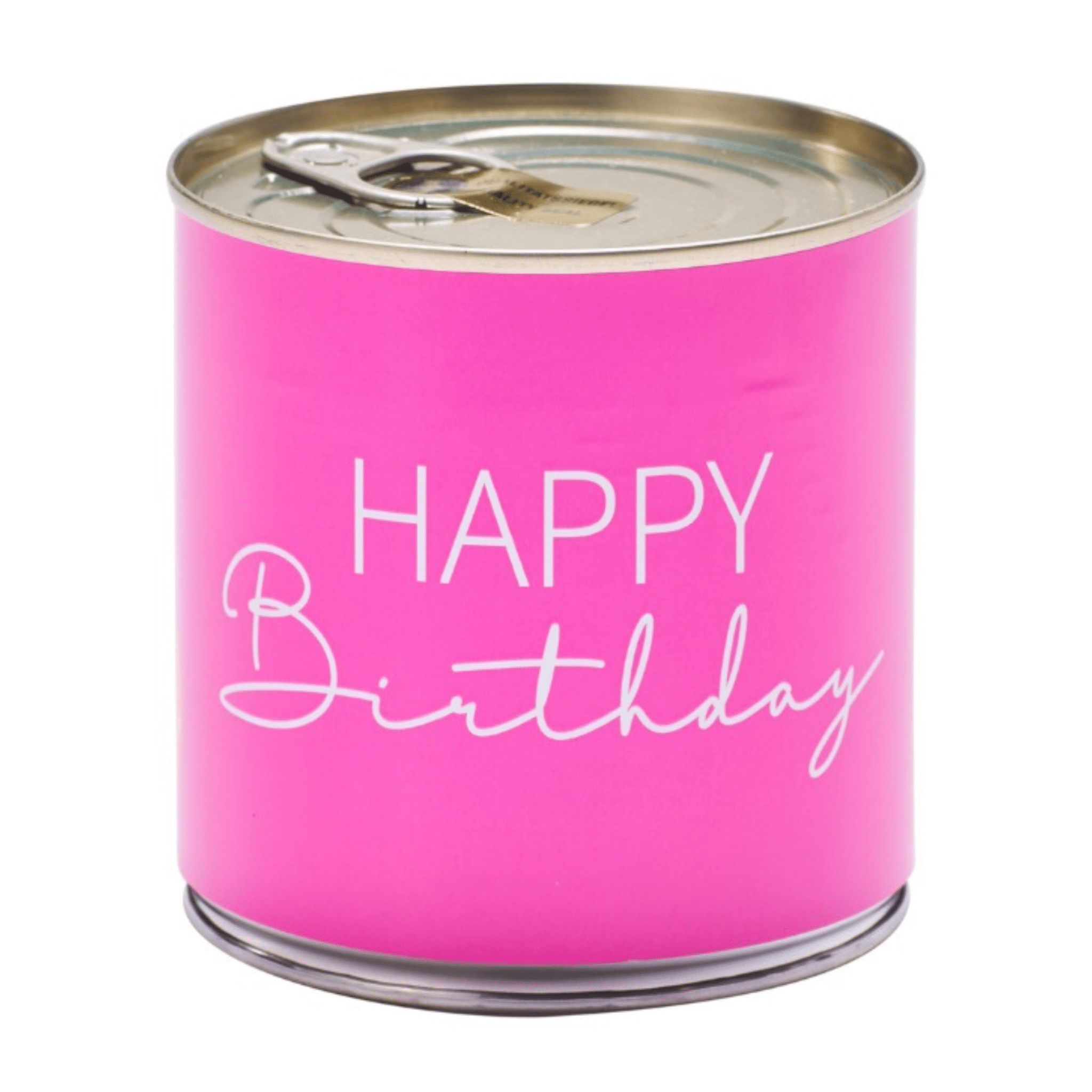 Cancake Happy Birthday, Neon - Pink, Geschmack Zitronenkuchen Wondercandle - malmichbunt.de