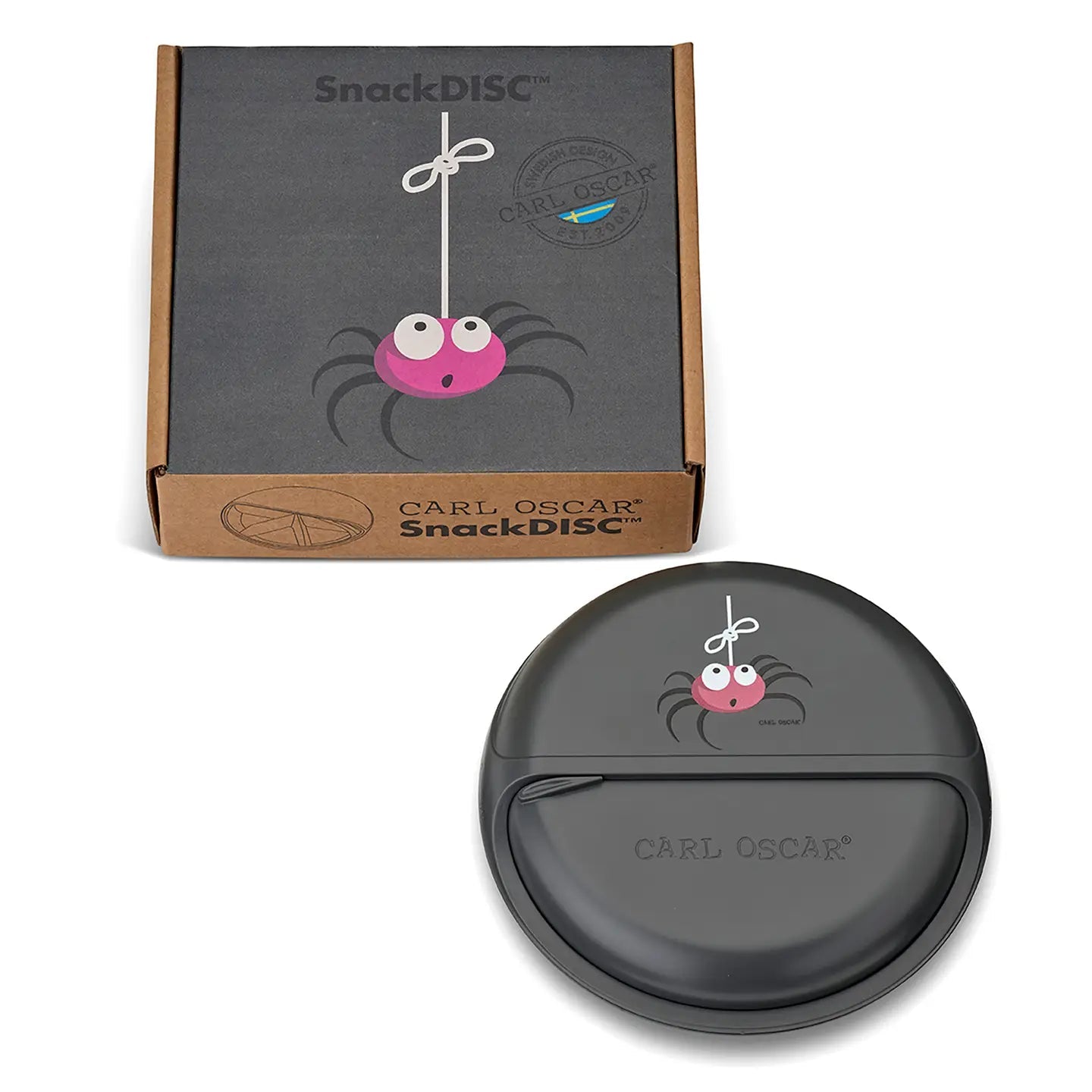Carl Oscar SnackDISC™ für Kinder – Spinne Carl Oscar - malmichbunt.de