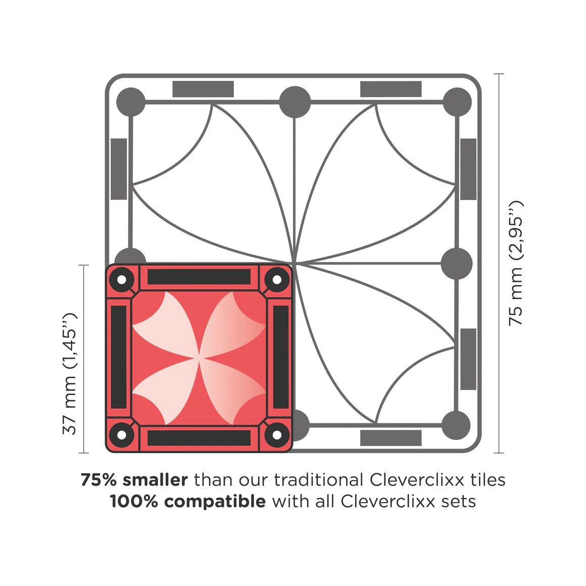 Clever Clixx Mini Magnetbausteine Intense Clever Clixx - malmichbunt.de