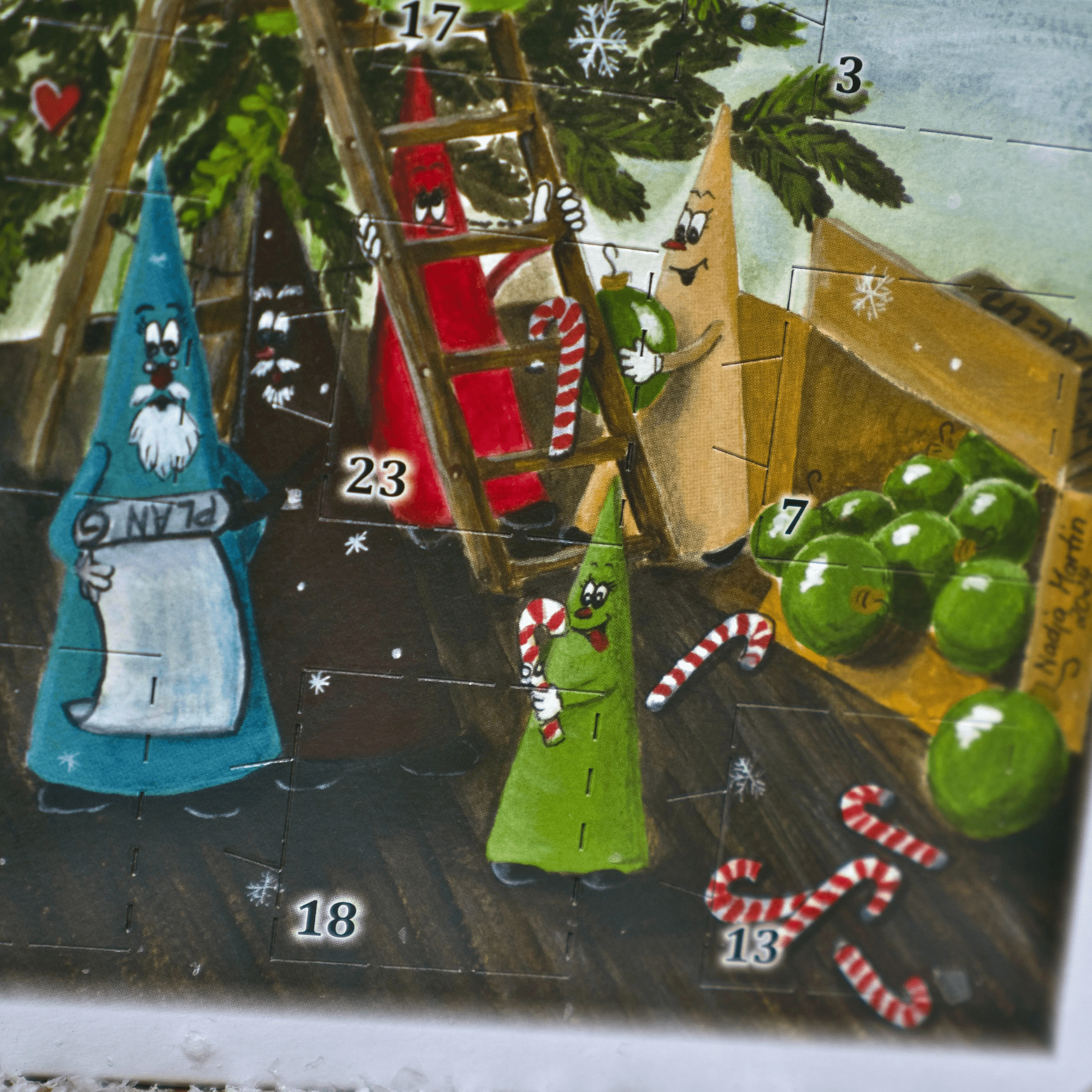 Crottendorfer der echte Räucherkerzen Adventskalender Hochformat Original Crottendorfer - malmichbunt.de